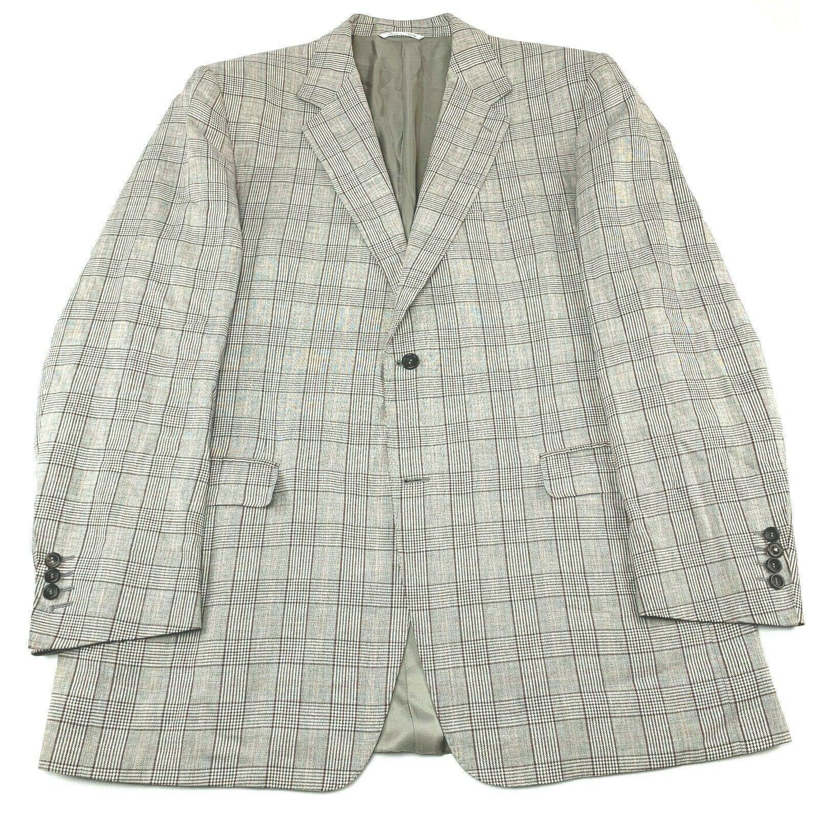 Canali Grey Plaid Glen Check Sport Coat 48T US / 58L EU - Genuine Design Luxury Consignment