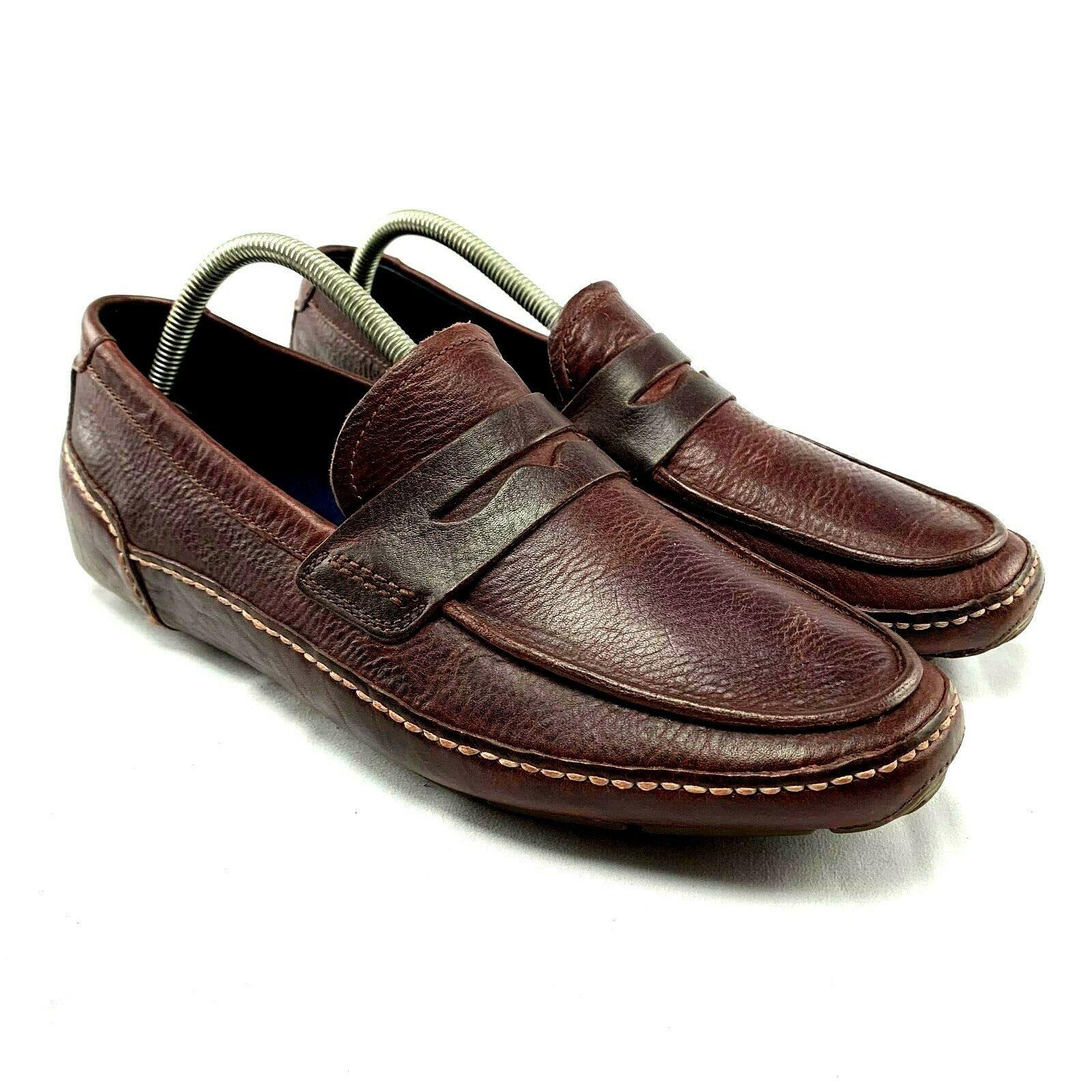 Cole Haan Men Dark Brown Leather Driving Loafers 8.5 US / 7.5 UK - Genuine Design Luxury Consignment