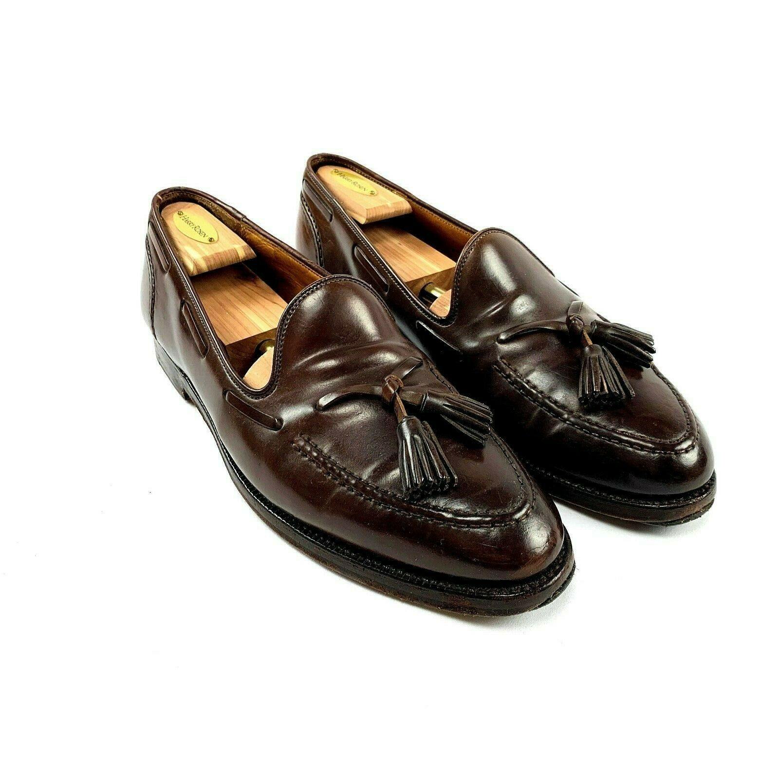 Crockett & Jones x Polo Ralph Lauren Brown Shell Cordovan Tassel Loafer  Dress Shoe 11.5 D US