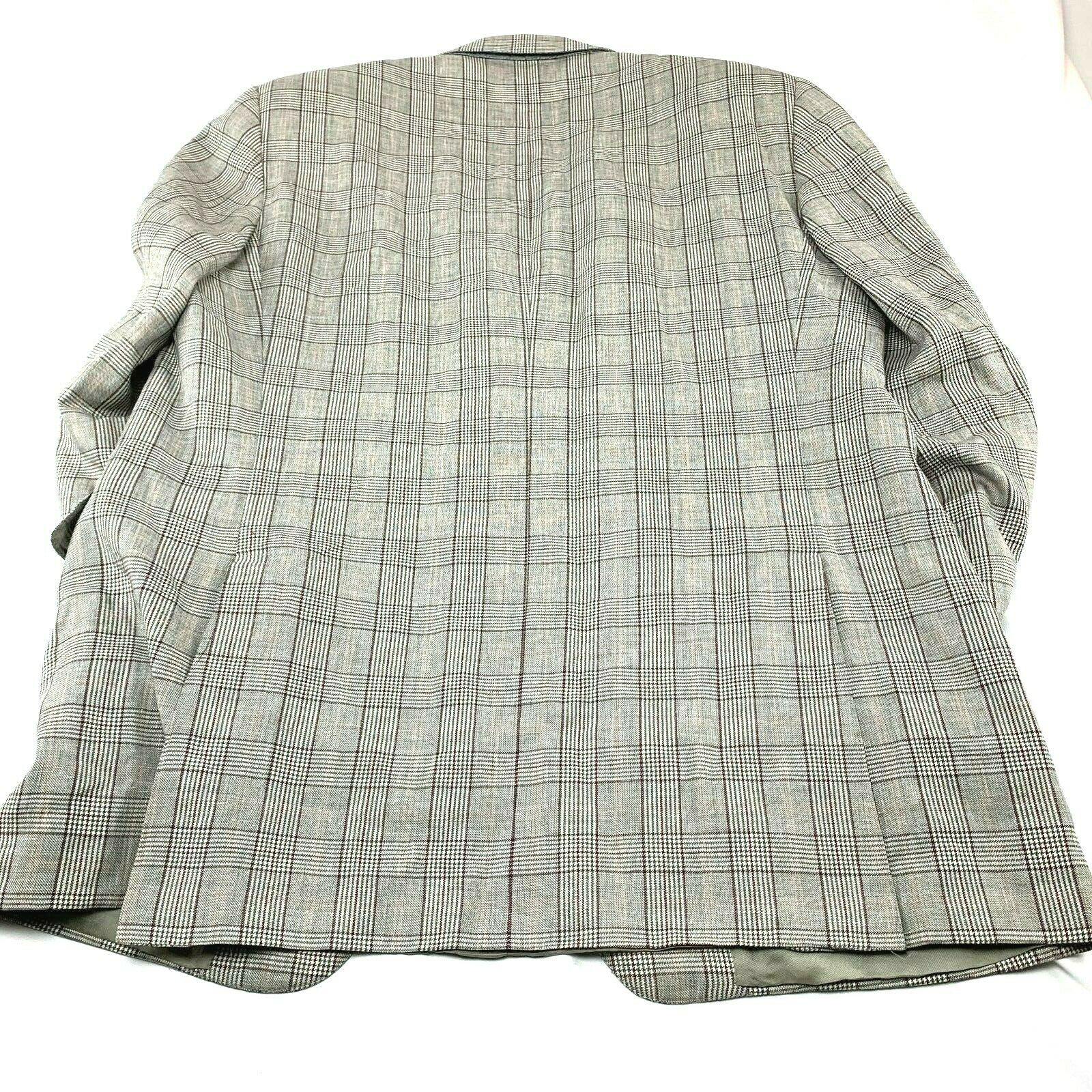 Canali Grey Plaid Glen Check Sport Coat 48T US / 58L EU - Genuine Design Luxury Consignment