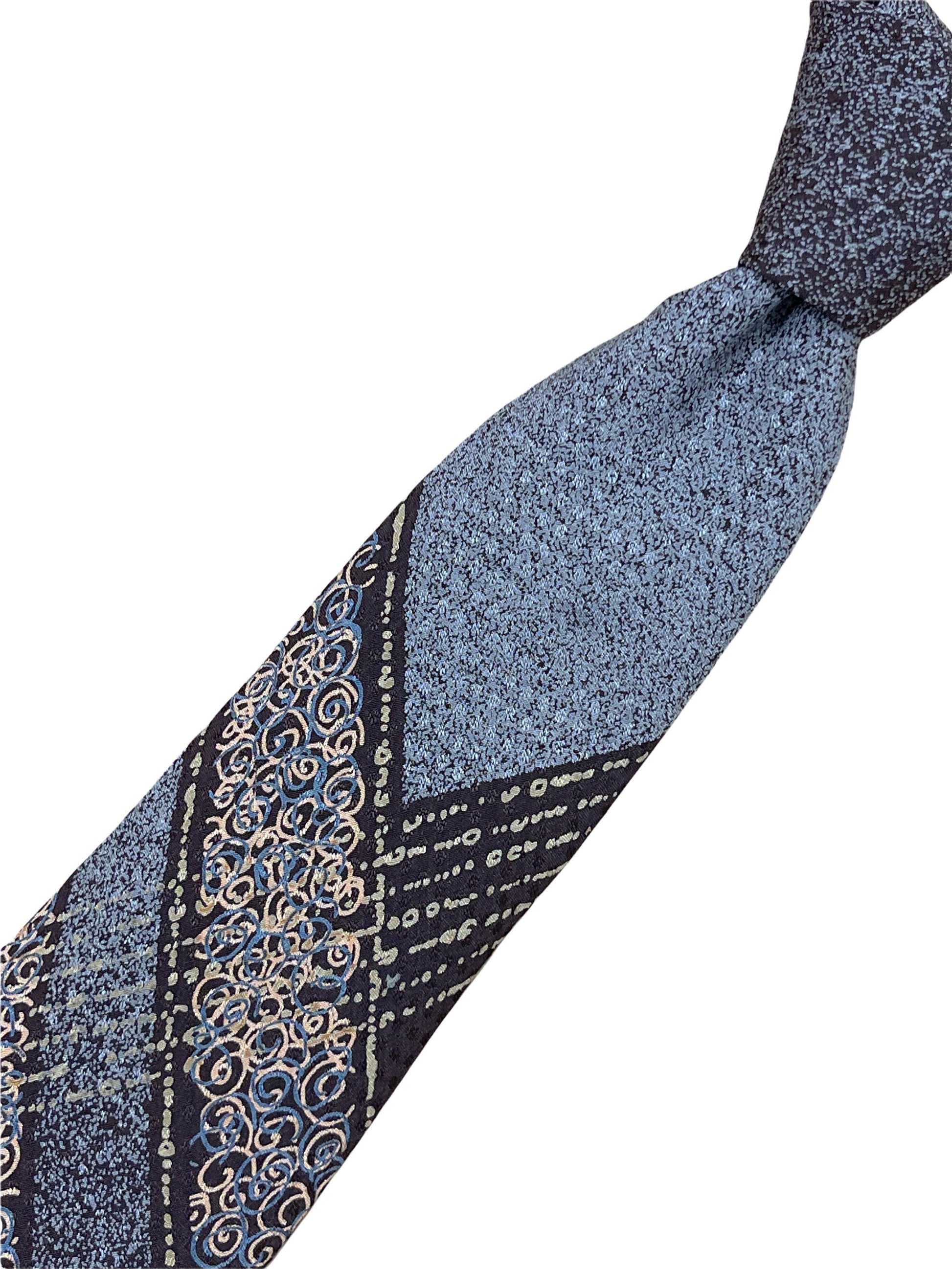 Christian Dior chocolate brown 100% silk tie. Genuine Design luxury consignment 