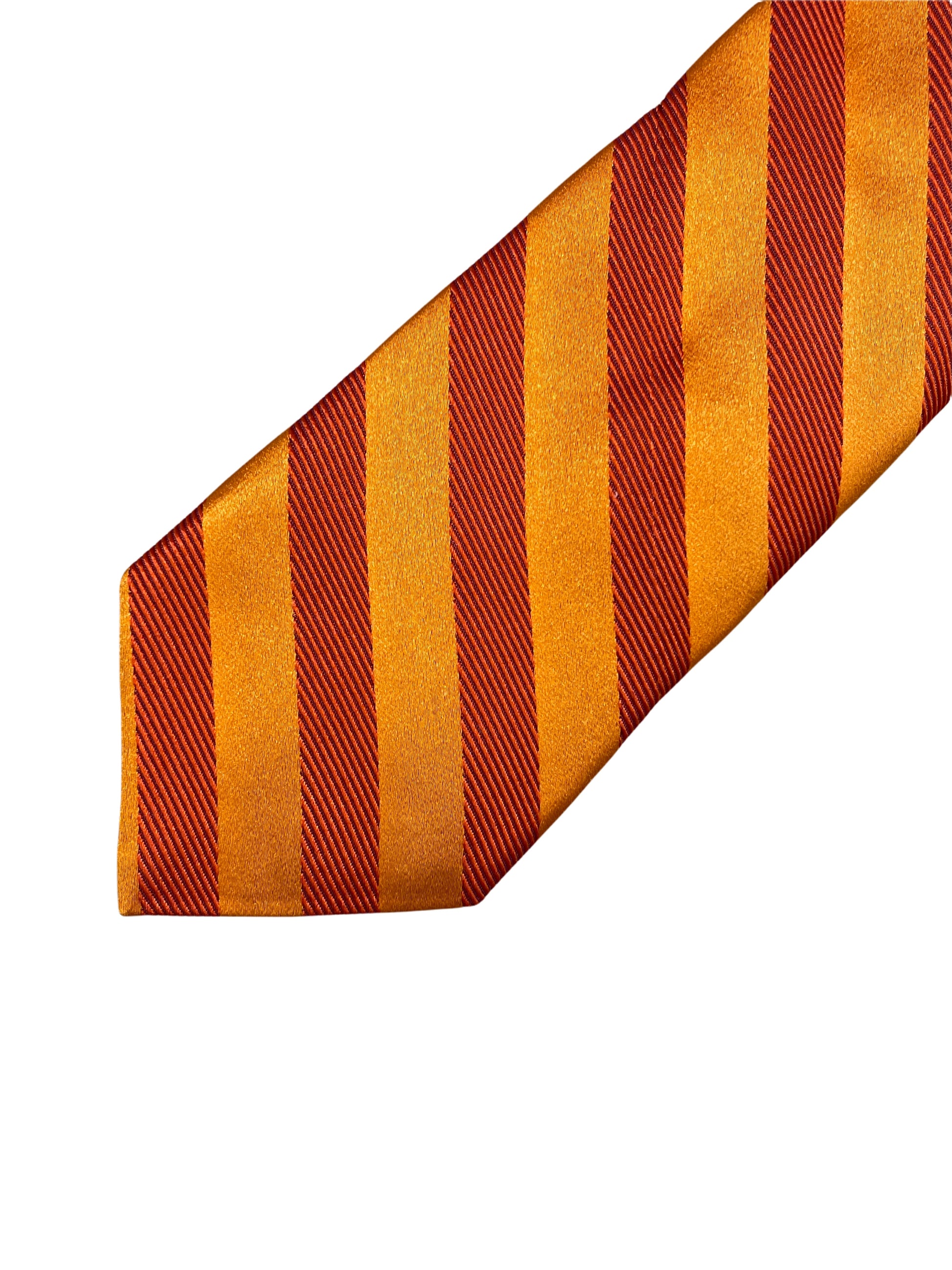 Ted baket orange striped tie