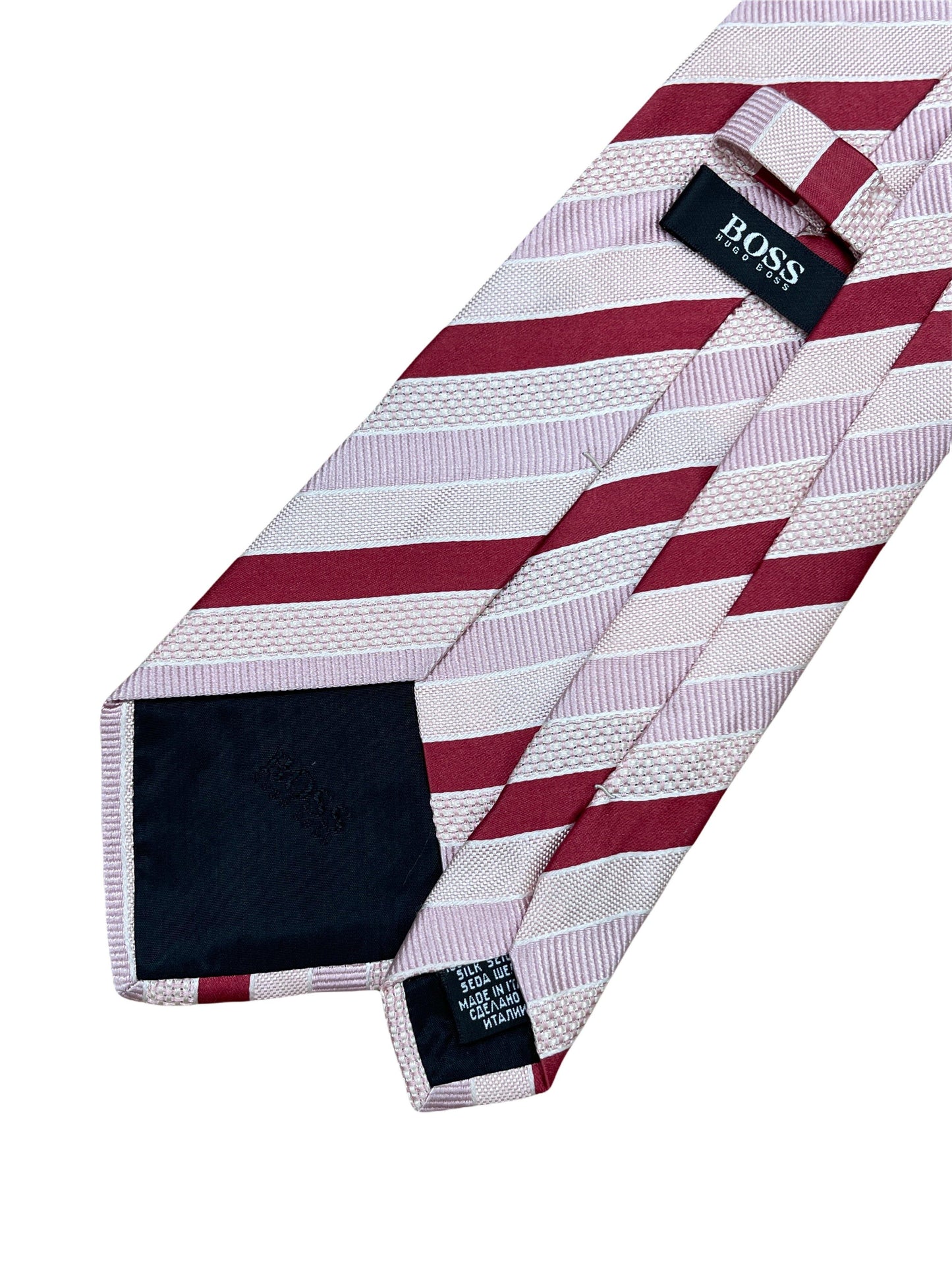 hugo Boss striped silk tie