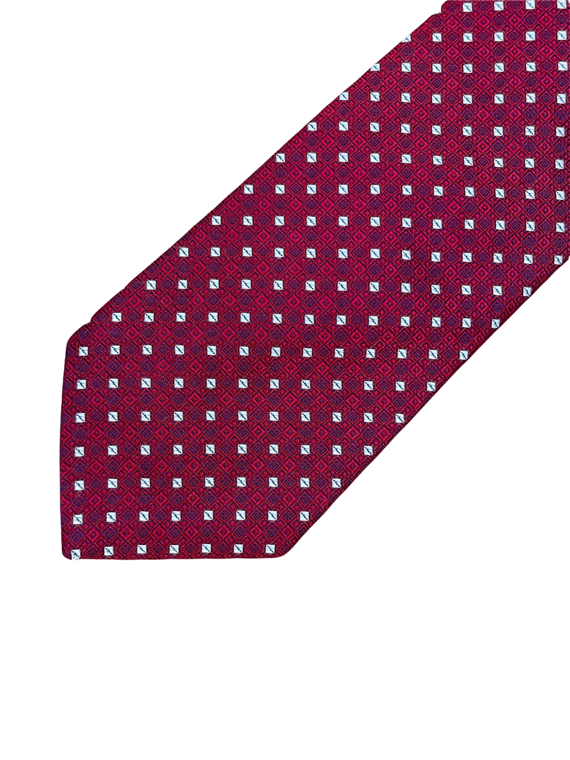 Brooks brothers red silk dotted tie