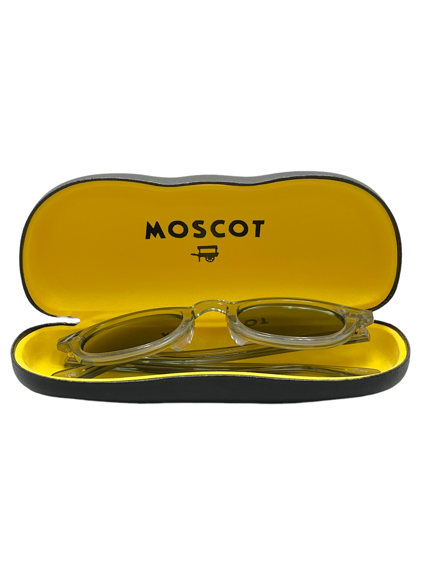 Moscat Lemtosh Light Grey Frame & Brown Lens Sunglasses - Genuine Design Luxury Consignment for Men. New & Pre-Owned Clothing, Shoes, & Accessories. Calgary, Canada