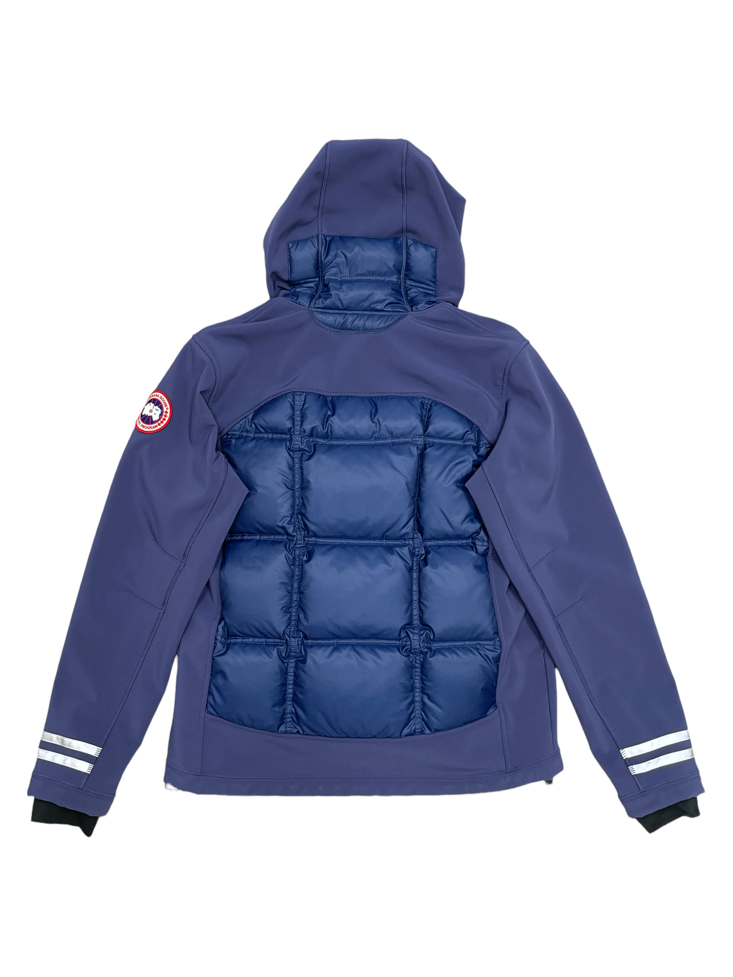 Canada Goose Blue Down Filled Hybrid Jacket Large - Genuine Design Luxury Consignment for Men. New & Pre-Owned Clothing, Shoes, & Accessories. Calgary, Canada