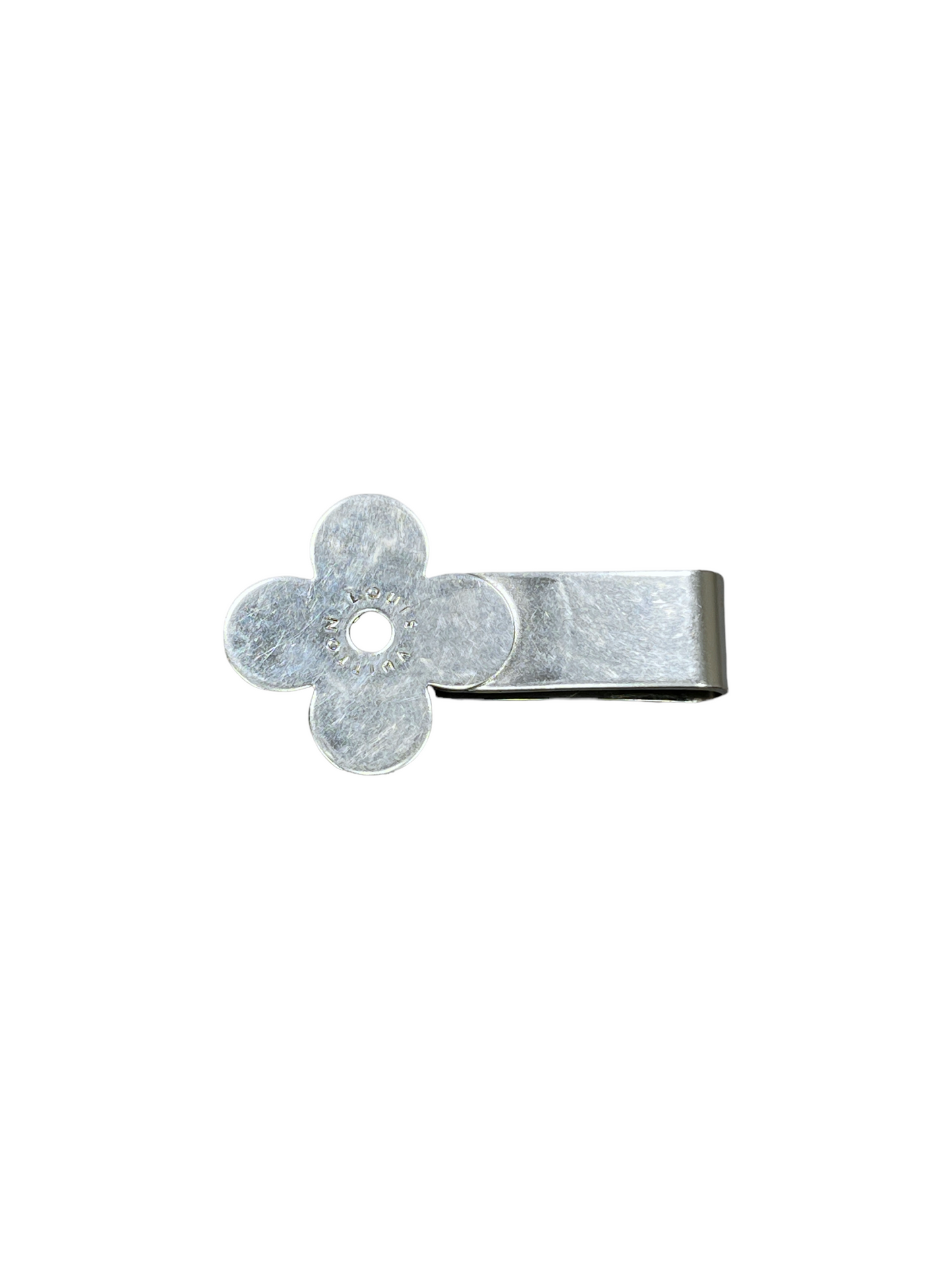 Louis Vuitton Silver Flower Money Clip - Genuine Design Luxury Consignment for Men. New & Pre-Owned Clothing, Shoes, & Accessories. Calgary, Canada