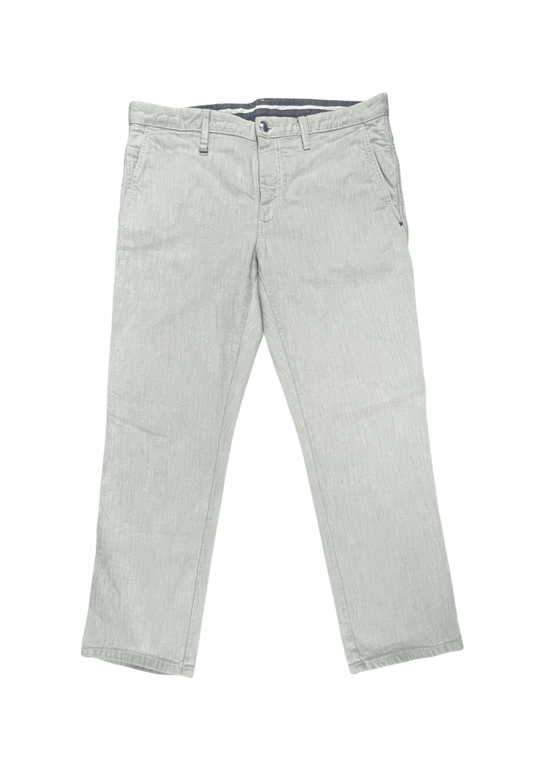 Ermenegildo Zegna Stone Grey Wash 5 Pocket Denim Jeans 36W 30L—Genuine Design luxury consignment 