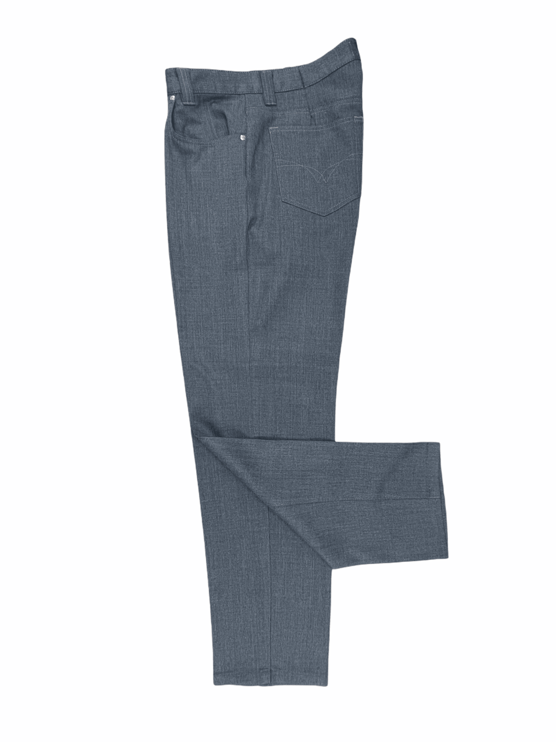 Versace Grey Wool 5 Pocket Dress Pants 36W 32L Large—Genuine Design luxury consignment