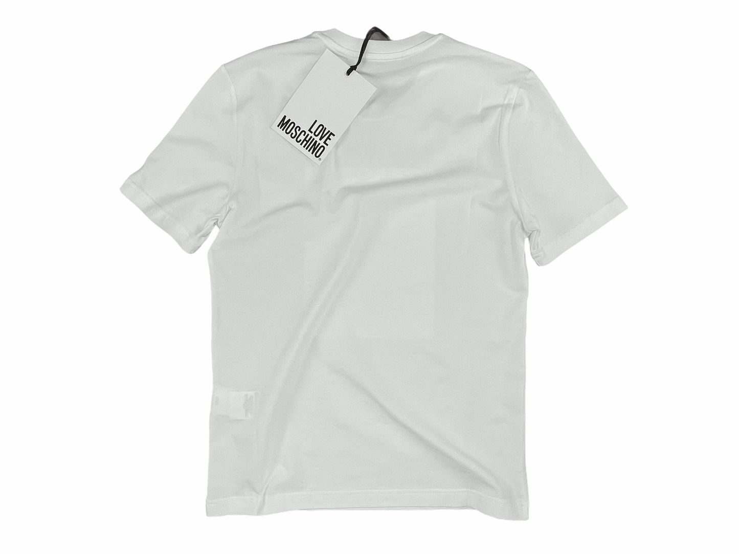 Love Moschino Airlines Travel White T Shirt Medium—Genuine Design luxury consignment