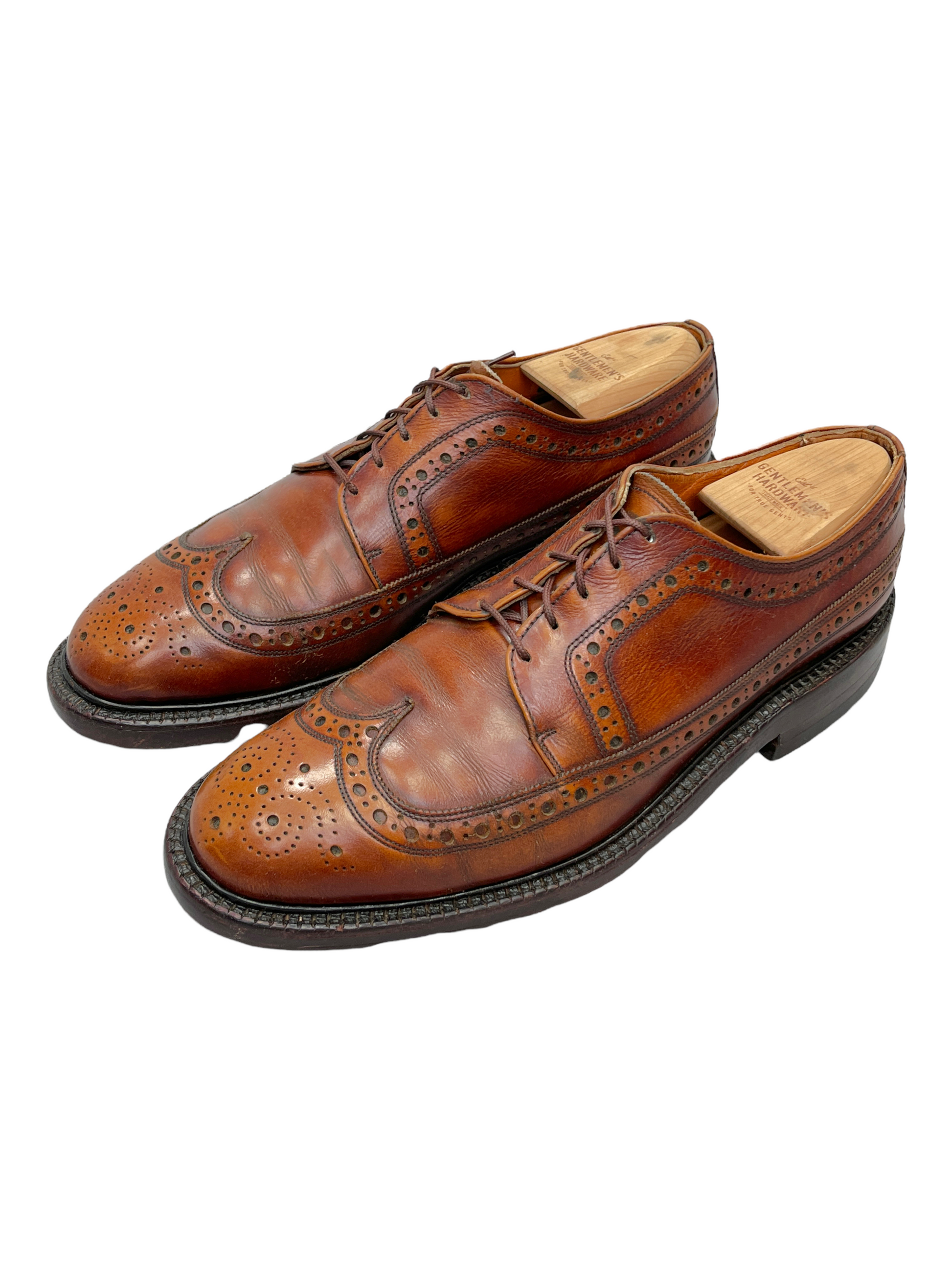 Florsheim Imperial Collection Brown Leather Oxford Dress Shoe 8 D US — Genuine Design luxury consignment Calgary, Canada New & pre-owned clothing, shoes, accessories.