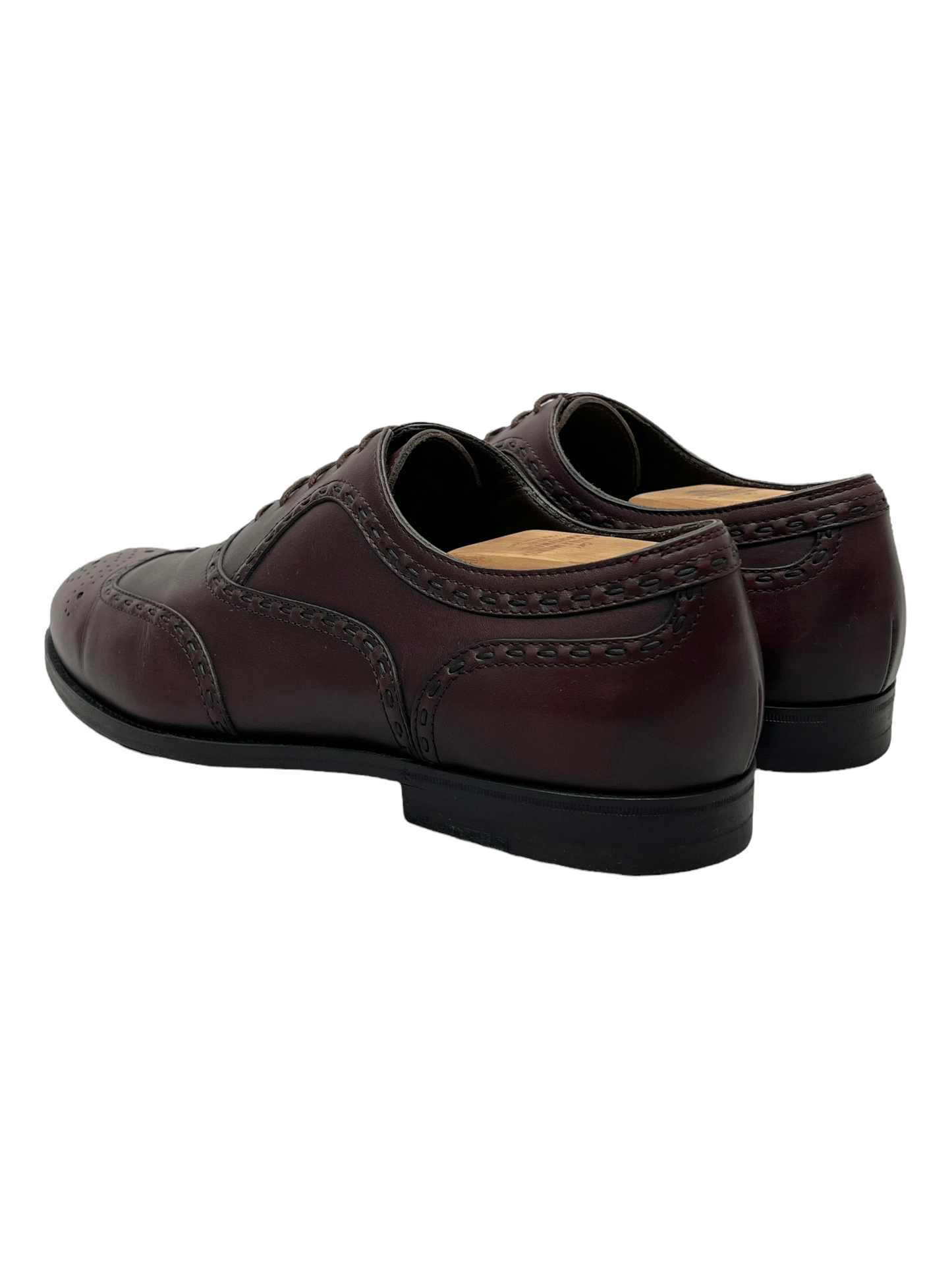 Bottega Veneta Burgundy Oxford Brogue Dress Shoes 8 US - Genuine Design Luxury Consignment for Men. New & Pre-Owned Clothing, Shoes, & Accessories. Calgary, Canada