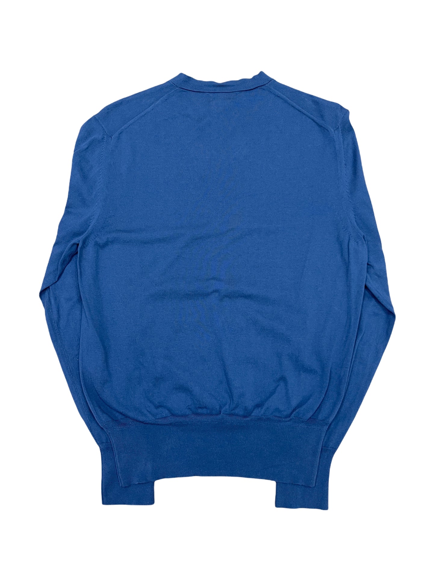 TOM FORD Steel Blue V-Neck Cotton Sweater 50 - M