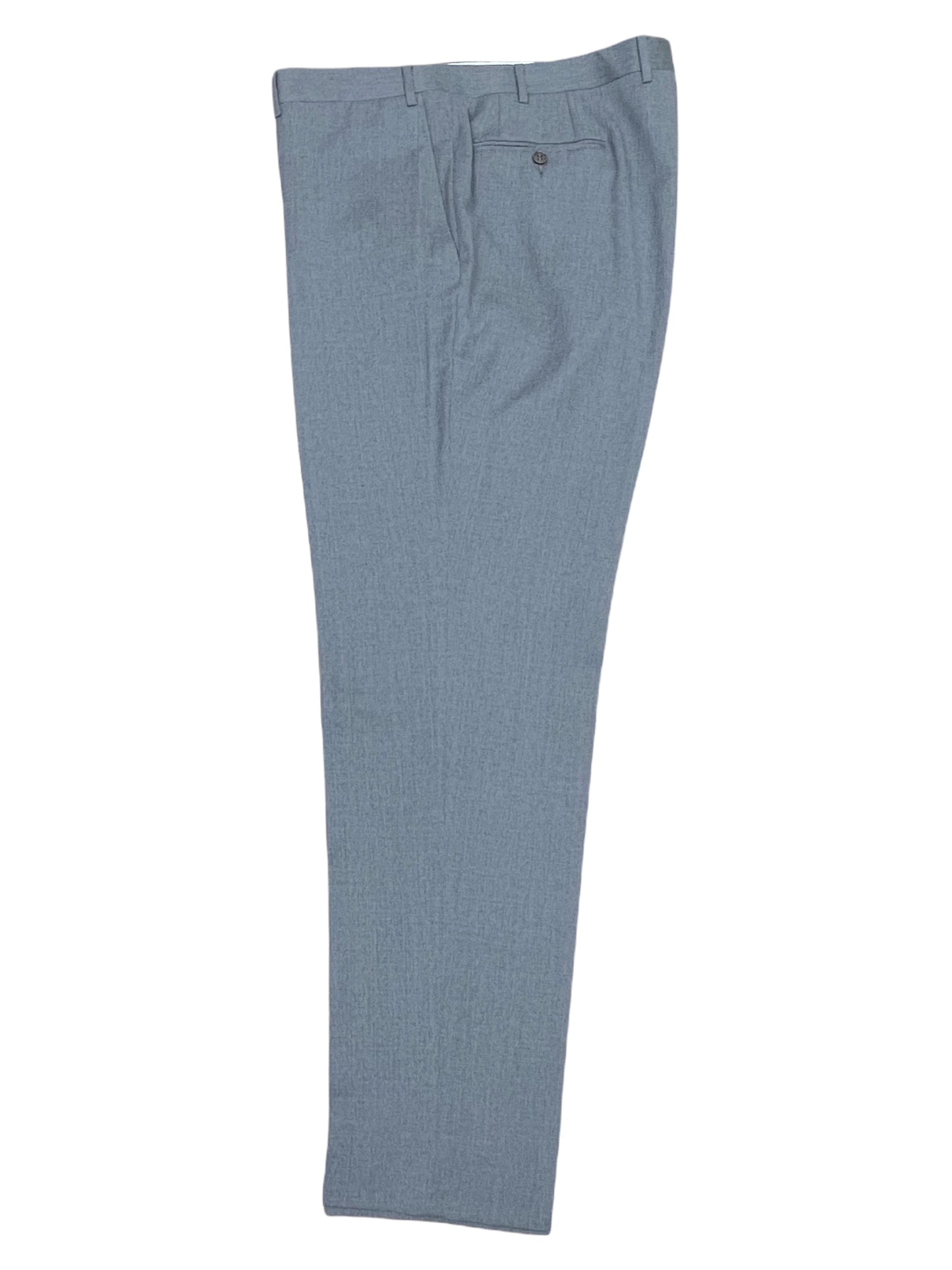 Canali Grey Wool Dress Pant 41 x 33