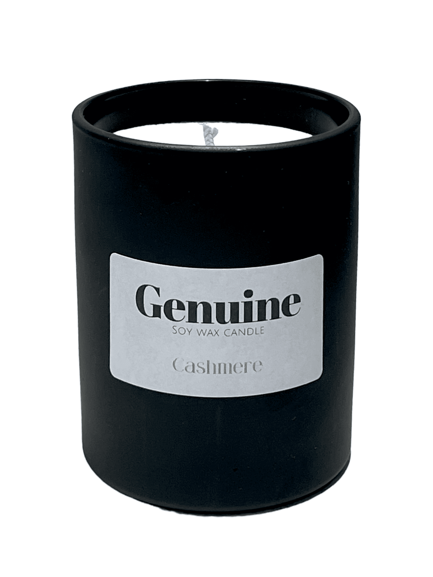 Genuine Design Soy Wax Candle - Cashmere - Hand Poured in Calgary, Alberta, Canada. Genuine Design Luxury Consignment.