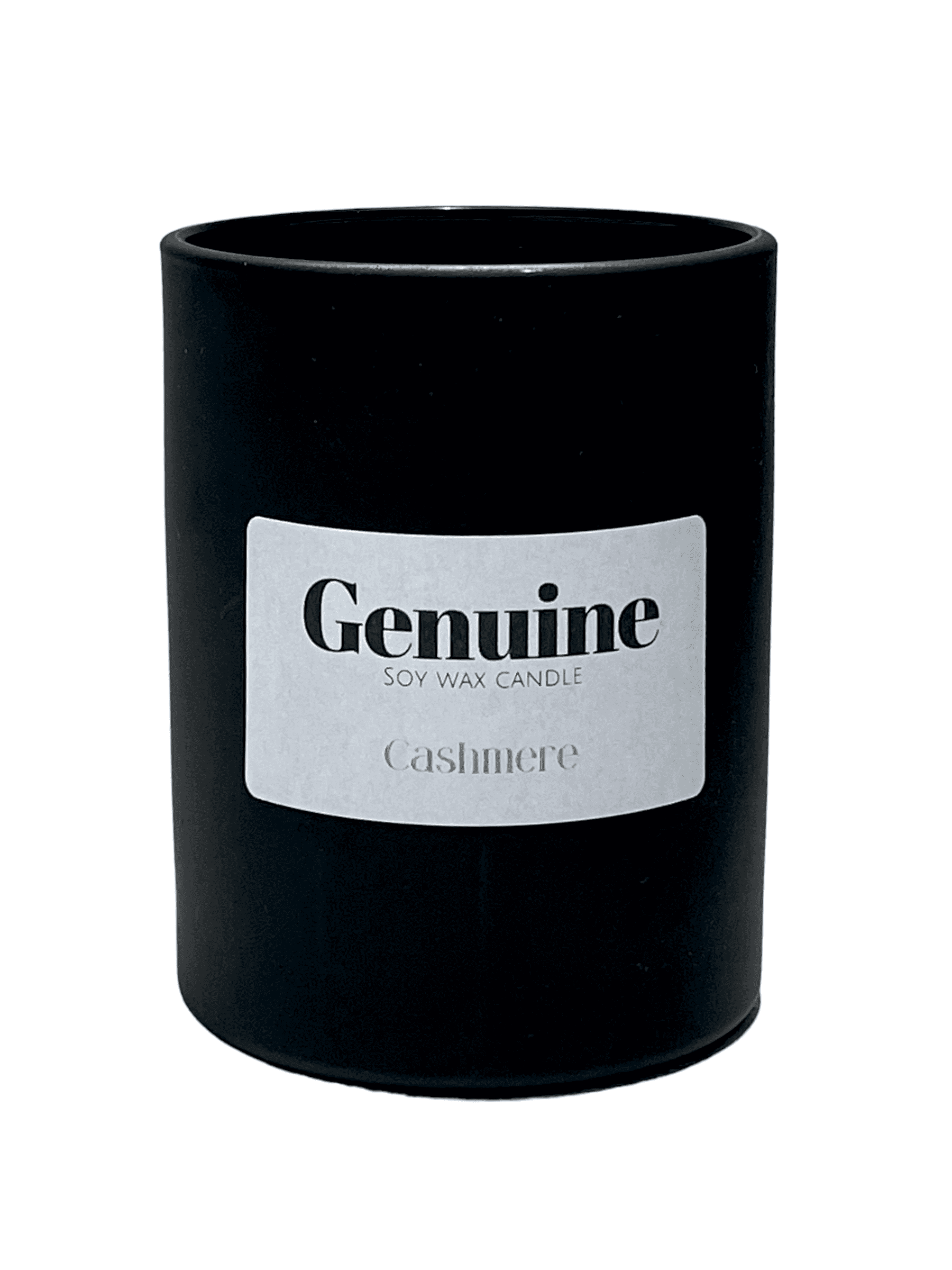 Genuine Design Soy Wax Candle - Cashmere - Hand Poured in Calgary, Alberta, Canada. Genuine Design Luxury Consignment.