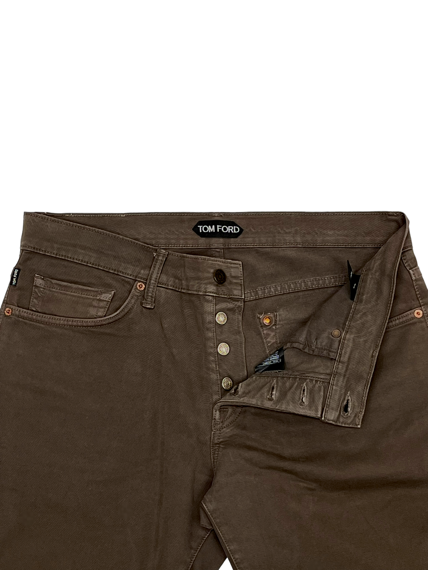 Tom Ford Faded Brown Casual Pants 33W