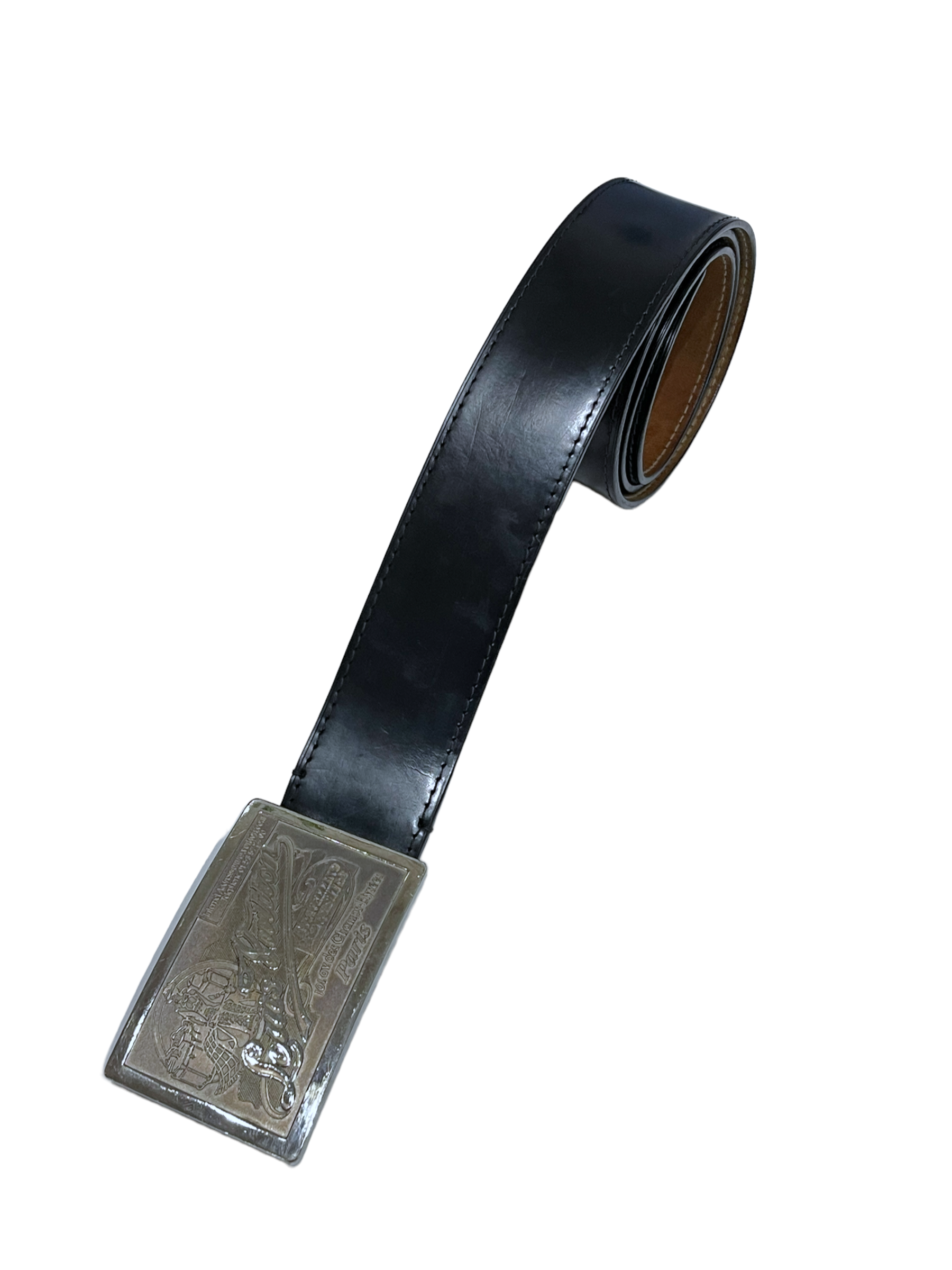 Louis Vuitton Travelling Requisites Black Leather Belt Size 42 — Genuine Design Luxury Consignment for Men. New & Pre-Owned Clothing, Shoes, & Accessories. Calgary, Canada