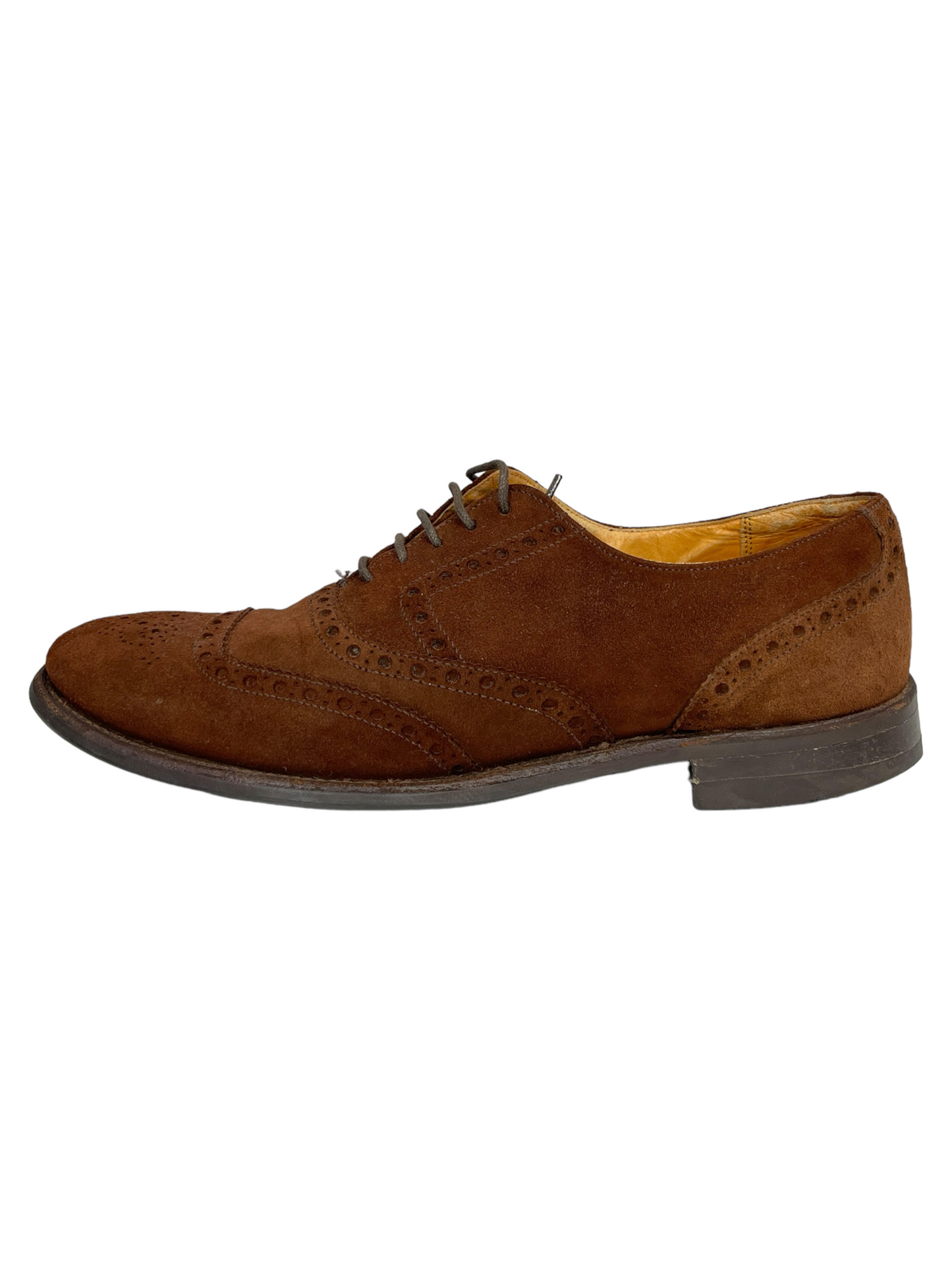 Cole Haan Brown Suede Dress Shoe - Genuine Design Luxury Consignment Calgary, Alberta, Canada New and Pre-Owned Clothing, Shoes, Accessories.