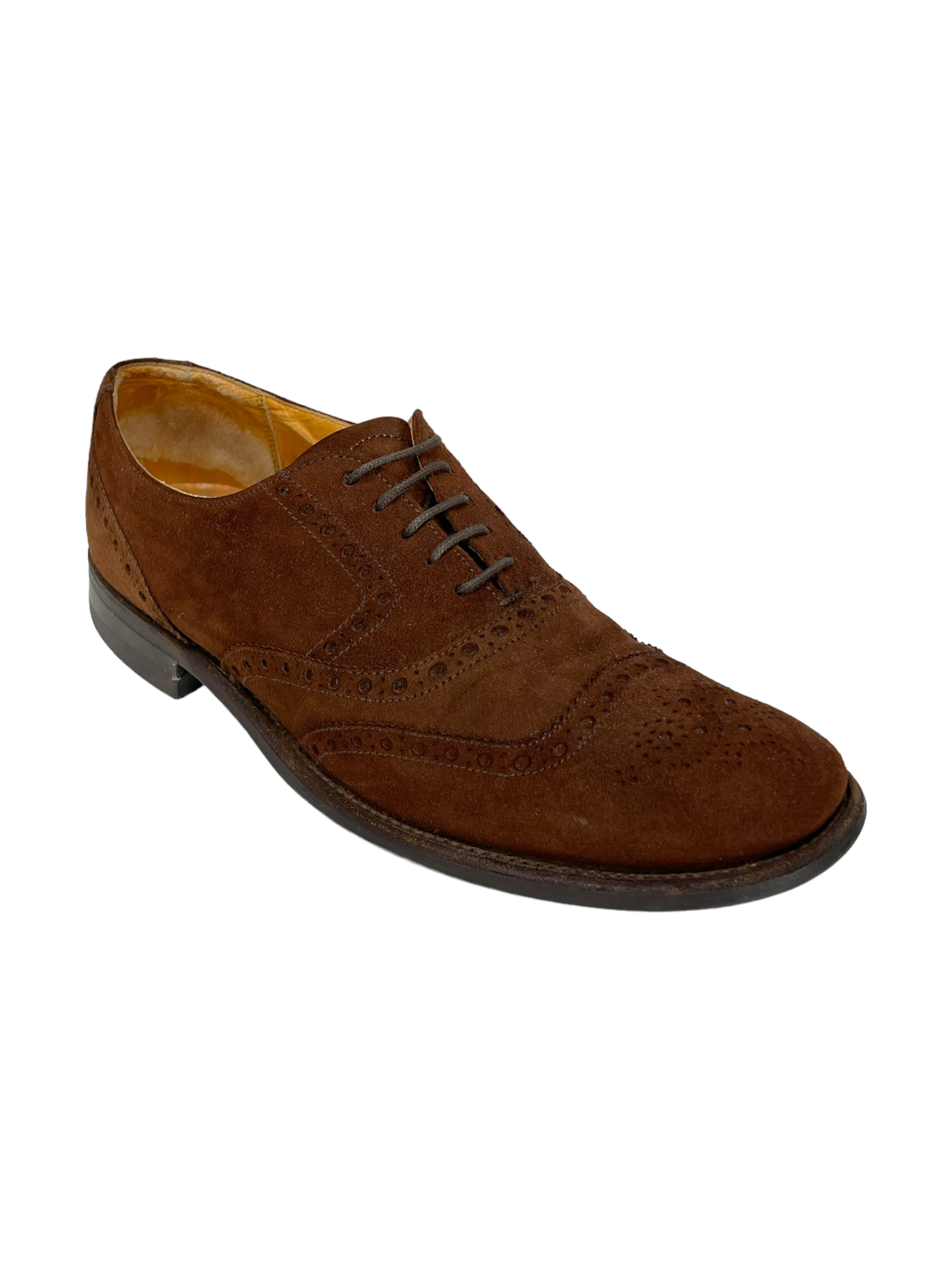 Cole Haan Brown Suede Dress Shoe - Genuine Design Luxury Consignment Calgary, Alberta, Canada New and Pre-Owned Clothing, Shoes, Accessories.