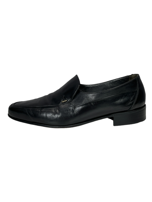 Bally Black Leather Loafer - Genuine Design Luxury Consignment Calgary, Alberta, Canada New and Pre-Owned Clothing, Shoes, Accessories.
