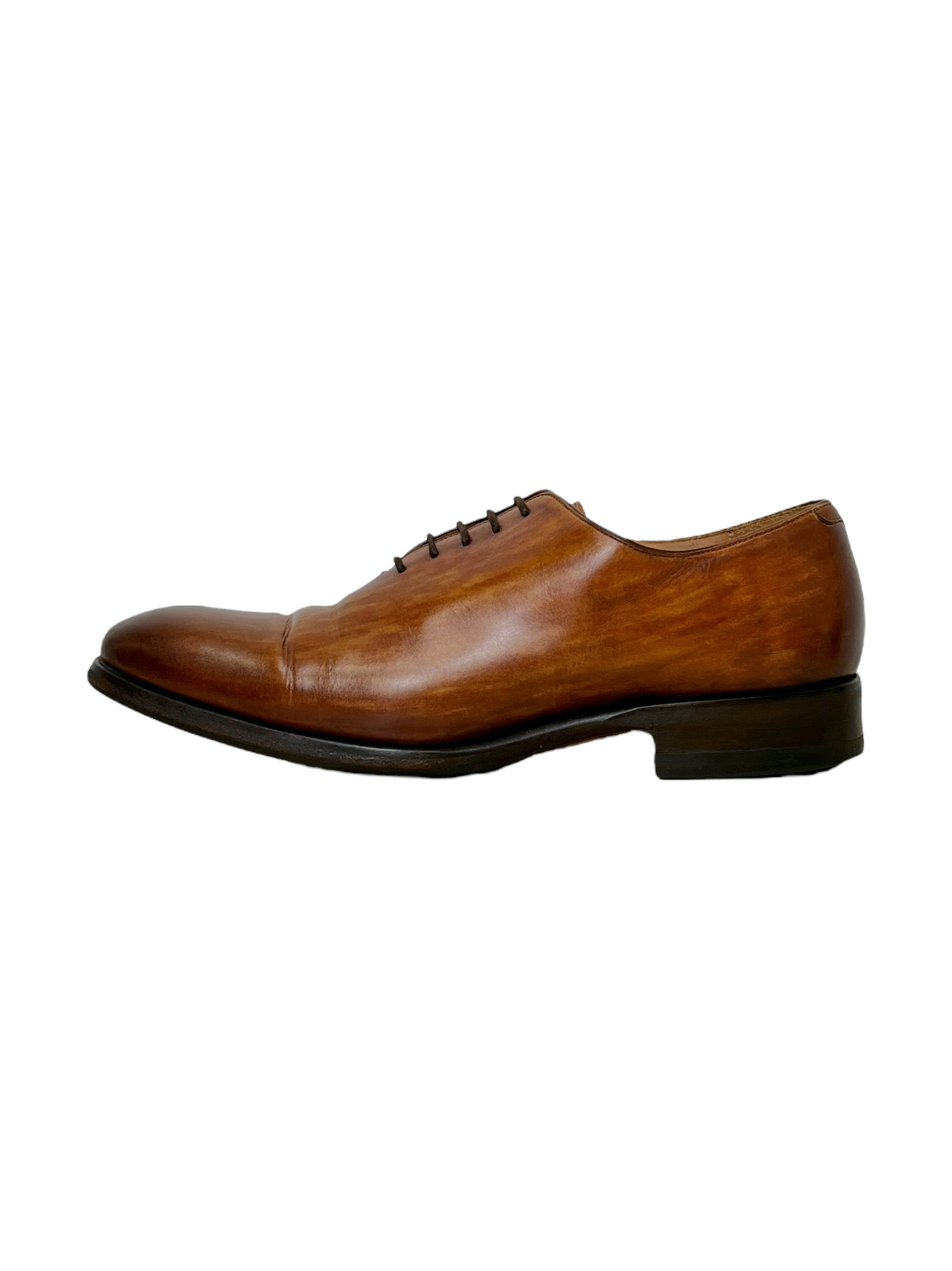 Magnanni Tan Leather Full Cut Oxford Dress Shoes - Genuine Design Luxury Consignment for Men. New & Pre-Owned Clothing, Shoes, & Accessories. Calgary, Canada