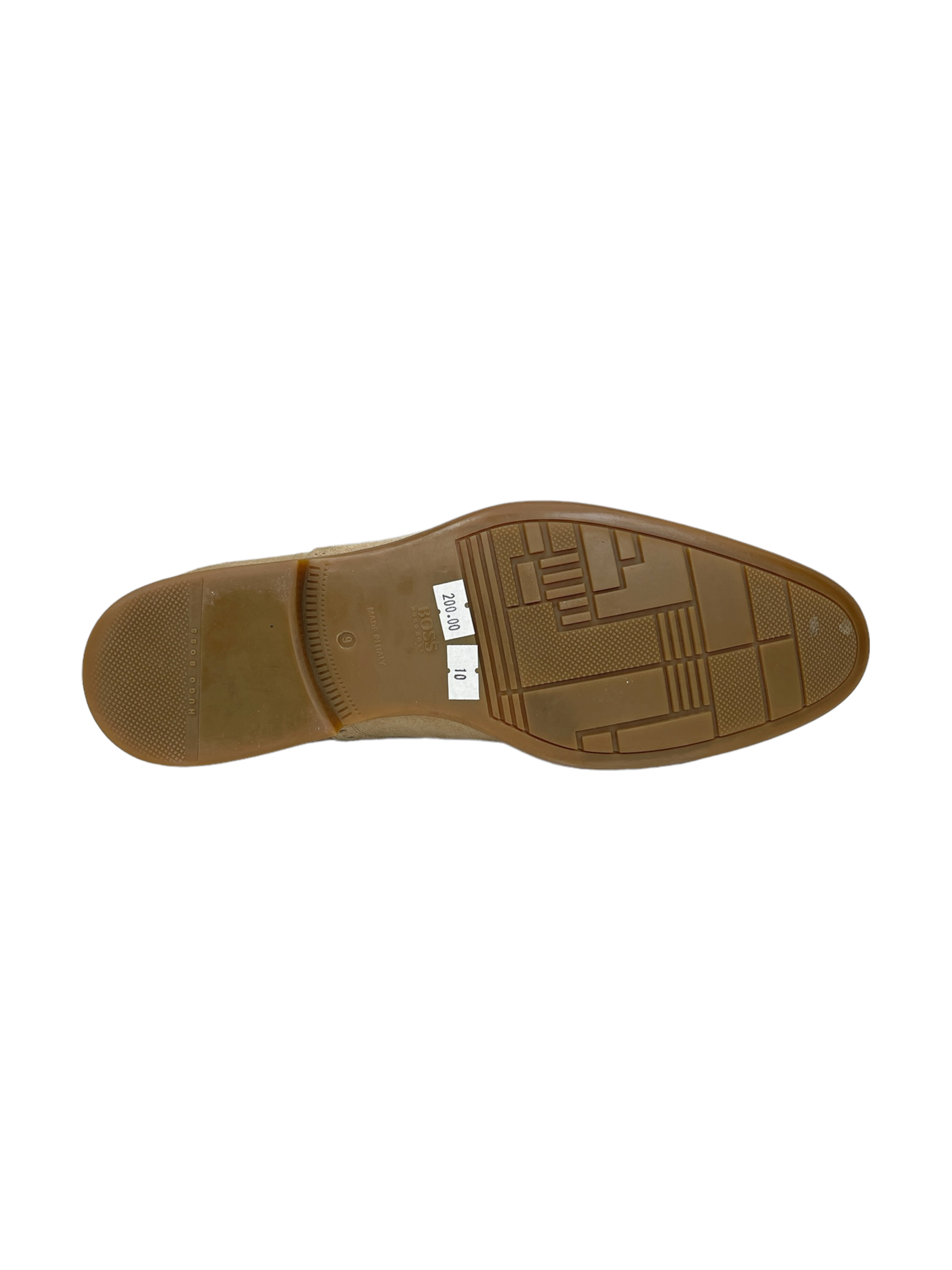 Hugo Boss Light Brown Suede Dress Shoe - Genuine Design Luxury Consignment Calgary, Alberta, Canada New and Pre-Owned Clothing, Shoes, Accessories.