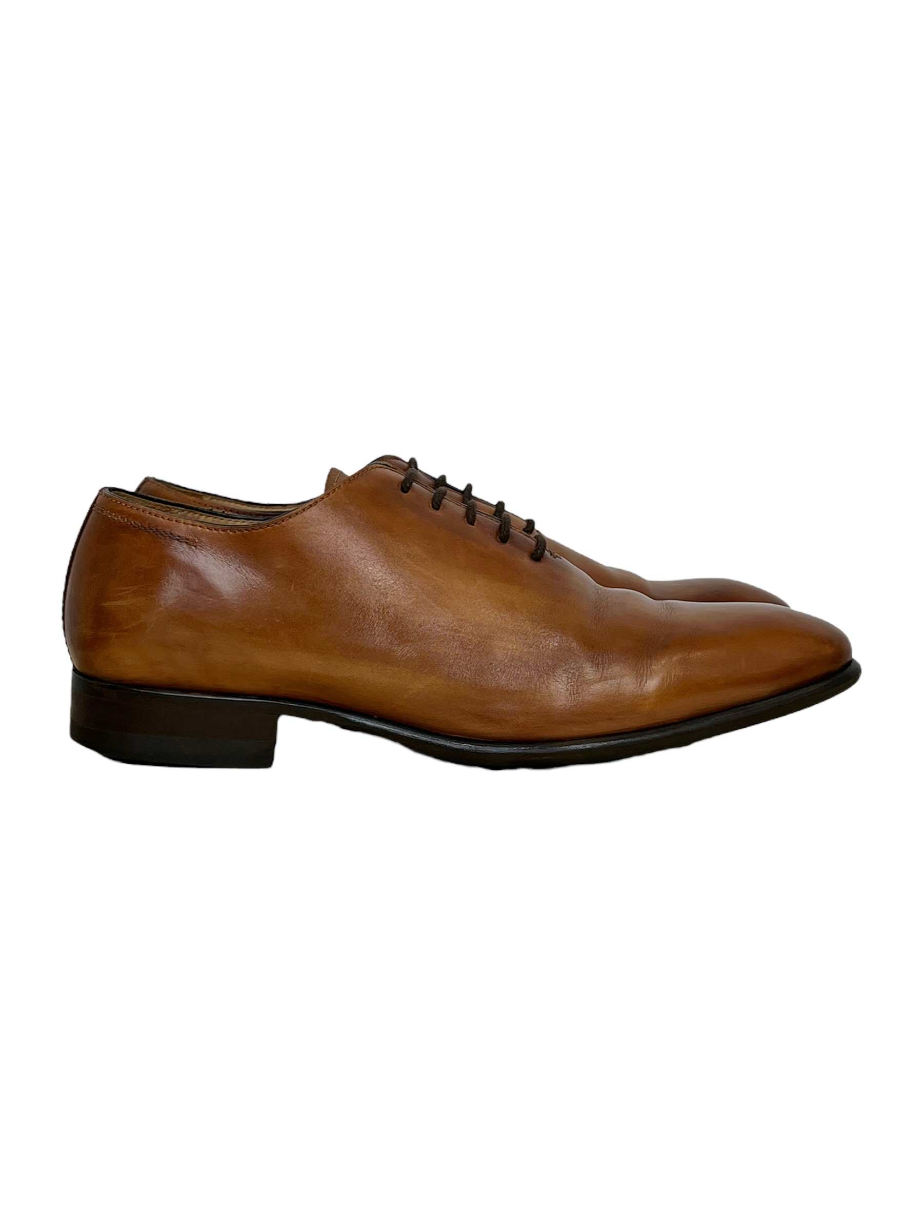 Harry Rosen Brown Whole Cut Oxford Dress Shoe - Genuine Design Luxury Consignment for Men. New & Pre-Owned Clothing, Shoes, & Accessories. Calgary, Canada