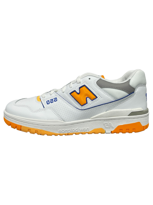 New Balance 550 White Vibrant Orange - Genuine Design Luxury Consignment for Men. New & Pre-Owned Clothing, Shoes, & Accessories. Calgary, Canada