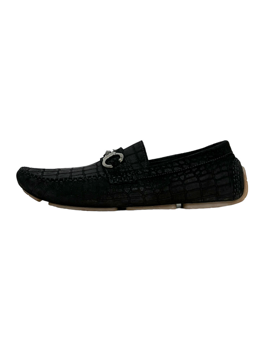 Jimmy Choo Brogan Crocodile-embossed Driving Loafer - Genuine Design Luxury Consignment for Men. New & Pre-Owned Clothing, Shoes, & Accessories. Calgary, Canada