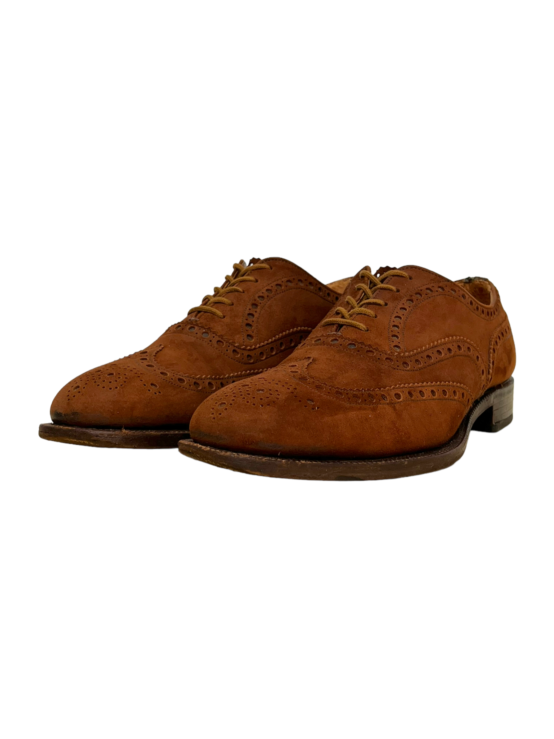 Church's Brown Suede Chetwynd Oxford Brogues Shoes - Genuine Design Luxury Consignment for Men. New & Pre-Owned Clothing, Shoes, & Accessories. Calgary, Canada