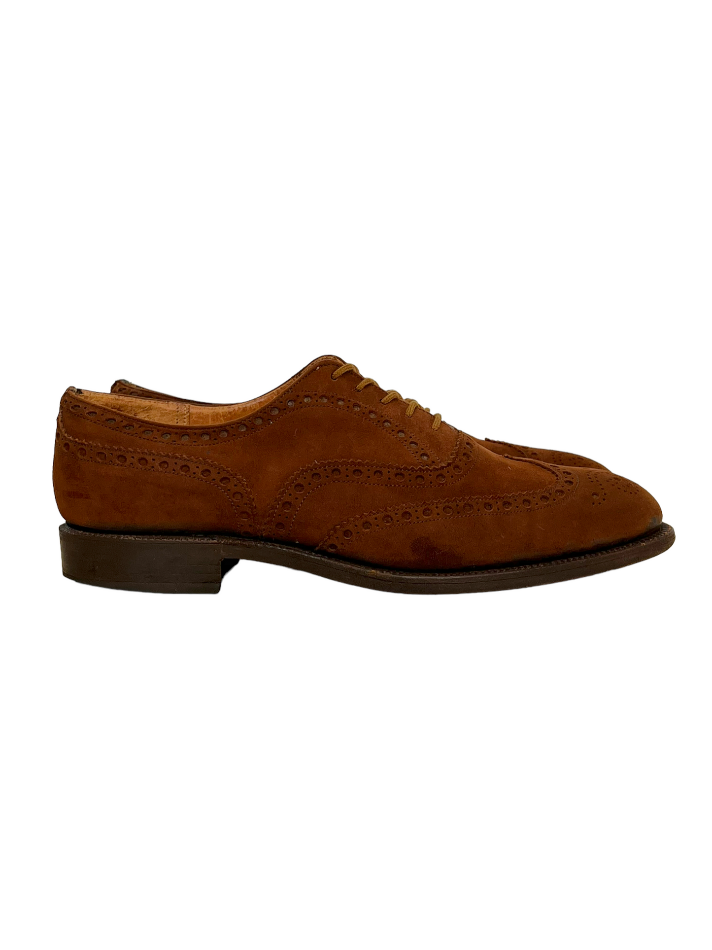 Church's Brown Suede Chetwynd Oxford Brogues Shoes - Genuine Design Luxury Consignment for Men. New & Pre-Owned Clothing, Shoes, & Accessories. Calgary, Canada