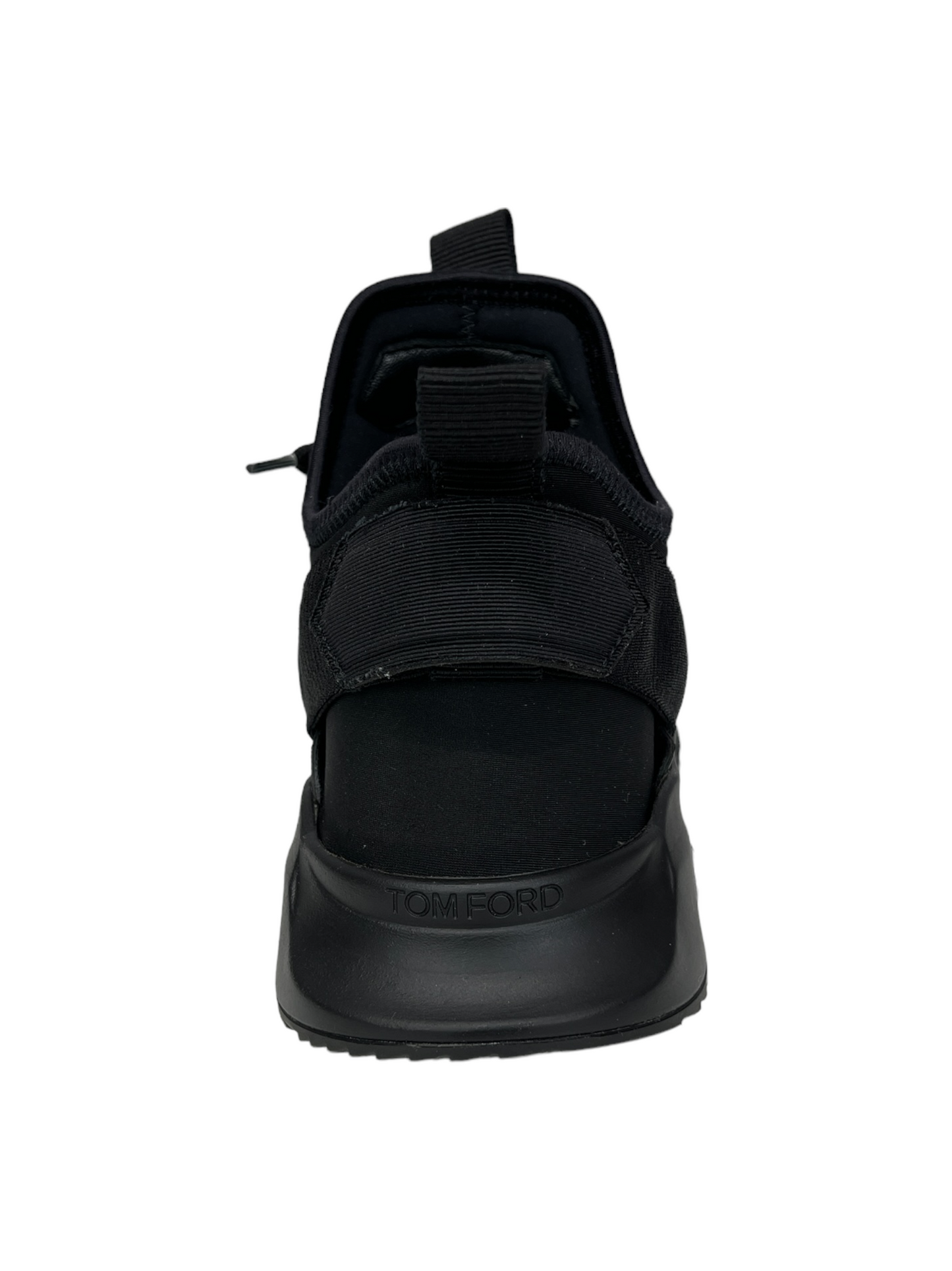 Tom Ford Black Leather Casual Sneakers - Genuine Design Luxury Consignment Calgary, Alberta, Canada New and Pre-Owned Clothing, Shoes, Accessories.