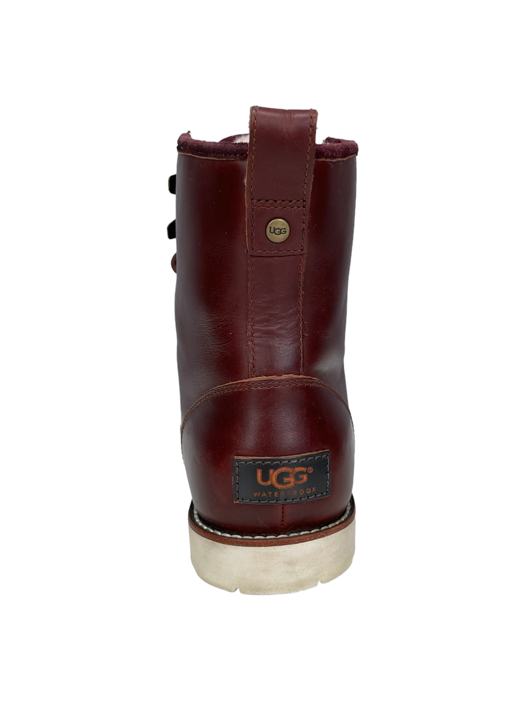 UGG Brown Insolated Fur Leather Boots 9 US- Genuine Design Luxury Consignment Calgary, Alberta, Canada New and Pre-Owned Clothing, Shoes, Accessories.