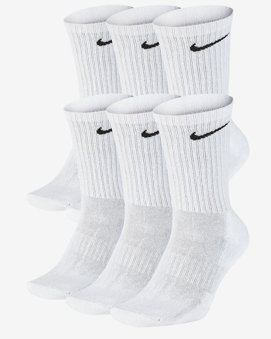 Nike White Everyday Lightweight Cotton Cushioned Crew Socks 6 Pack - Genuine Design Luxury Consignment for Men. New & Pre-Owned Clothing, Shoes, & Accessories. Calgary, Canada