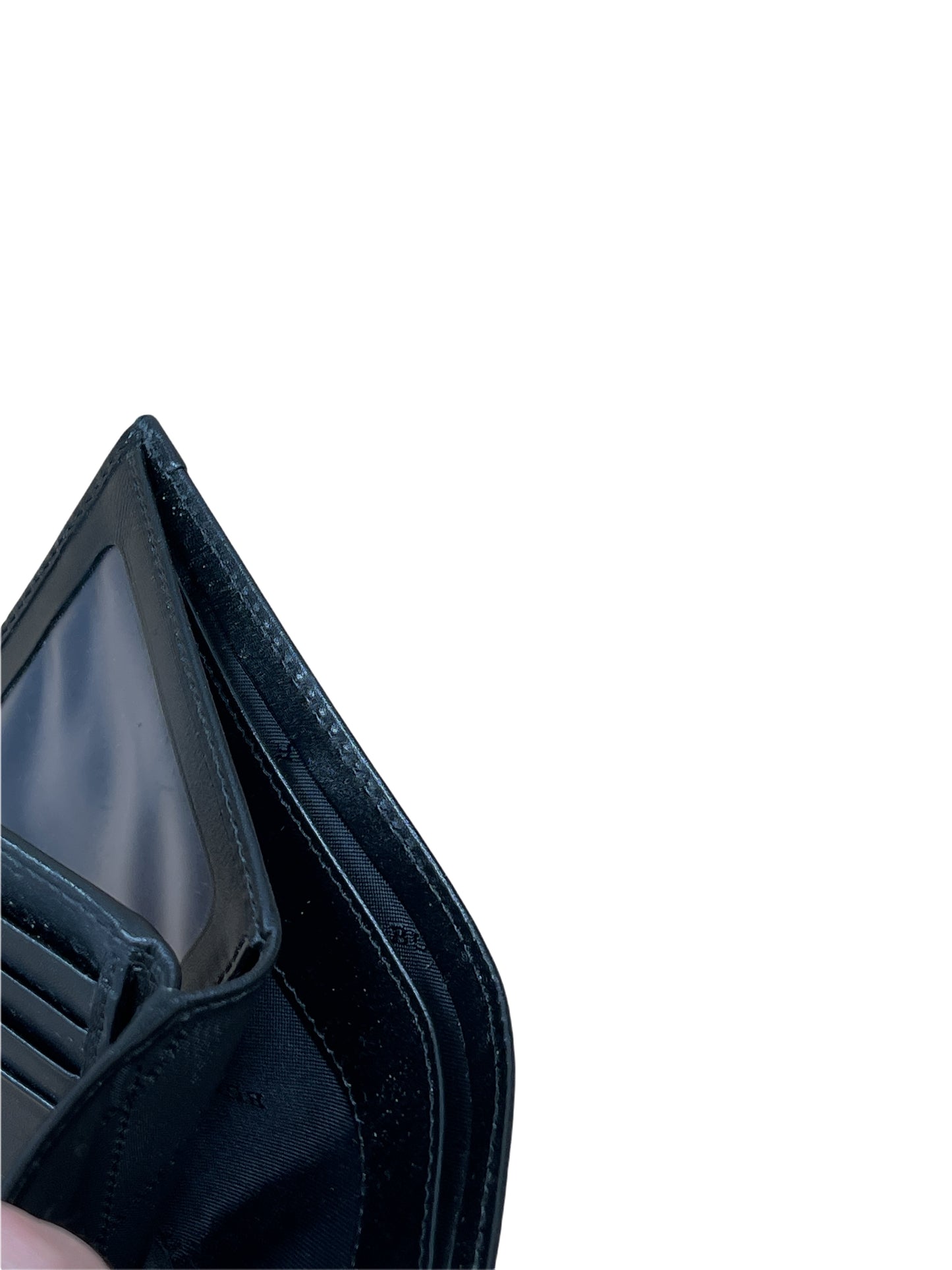 Burberry Beige Classic Novacheck Leather Bifold Wallet