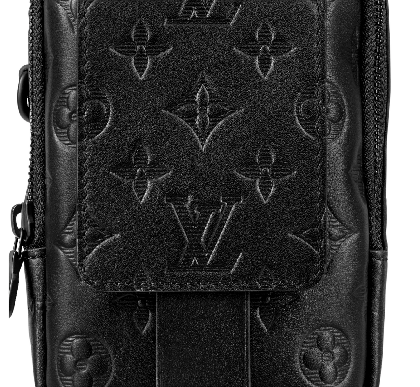 Louis Vuitton Black Monogram Shadow Leather Crossbody Bag — Genuine Design Luxury Consignment for Men. New & Pre-Owned Clothing, Shoes, & Accessories. Calgary, Canada