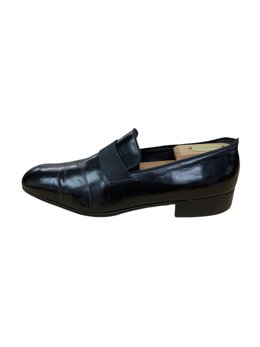 Lawrence Black Patent Leather Smoking Loafers - 8D. Genuine Design luxury consignment