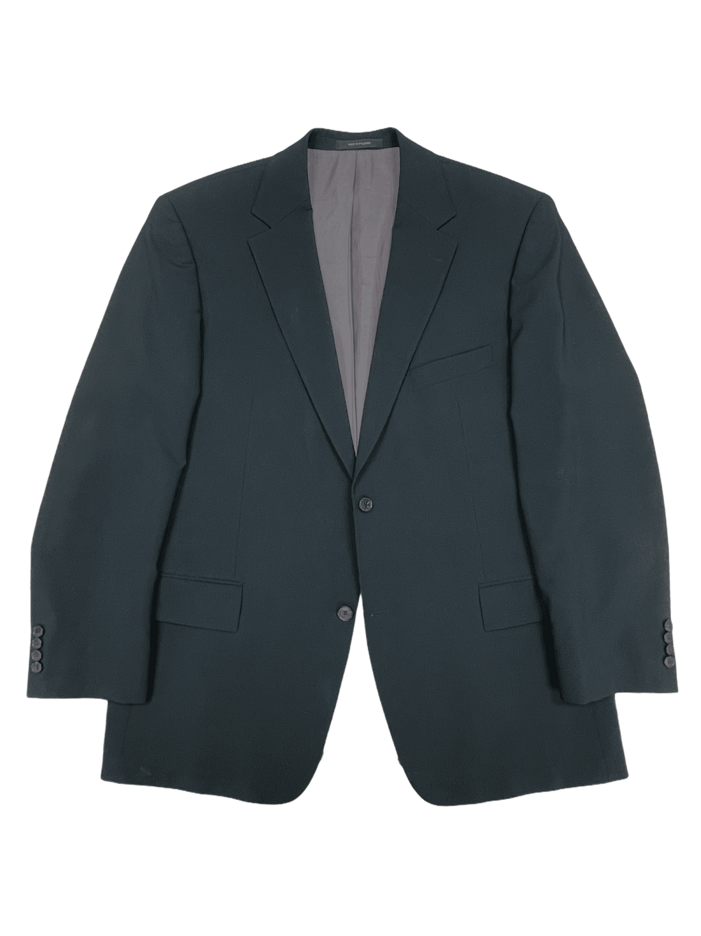 Hugo Boss Navy Blue Wool 46R Sport Coat - XL—Genuine Design luxury consignment
