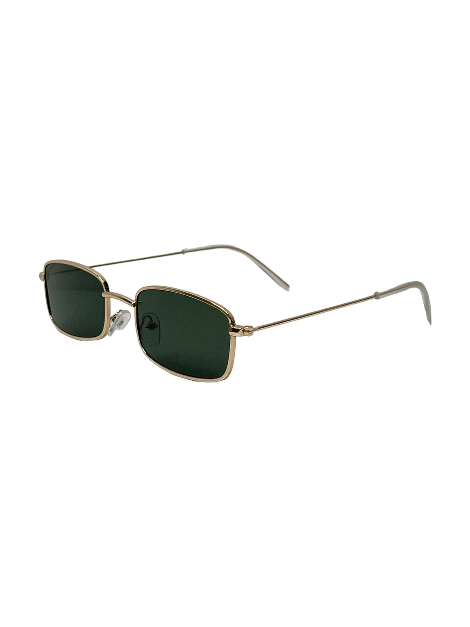 Rectangle Metal Frame Everyday Sunglasses