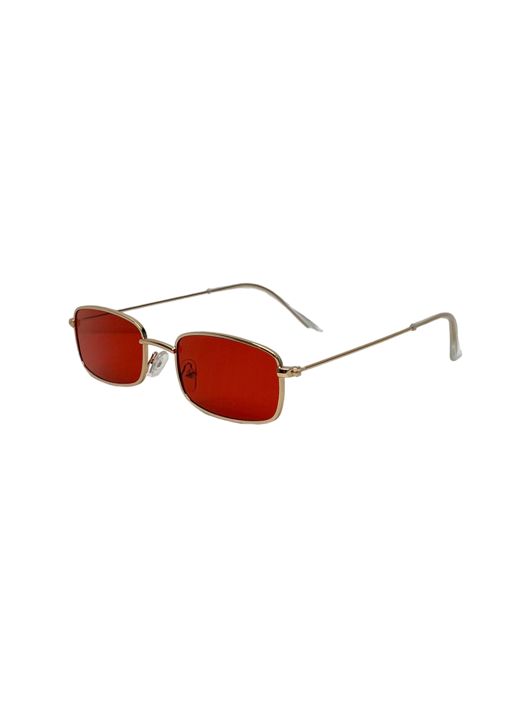 Rectangle Metal Frame Everyday Sunglasses