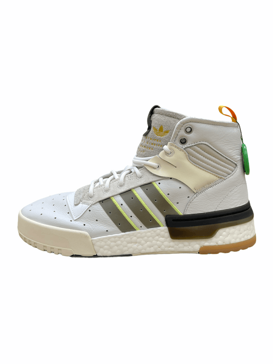Adidas Rivalry High Top Boost Leather Sneakers 9.5 US—Genuine Design luxury consignment