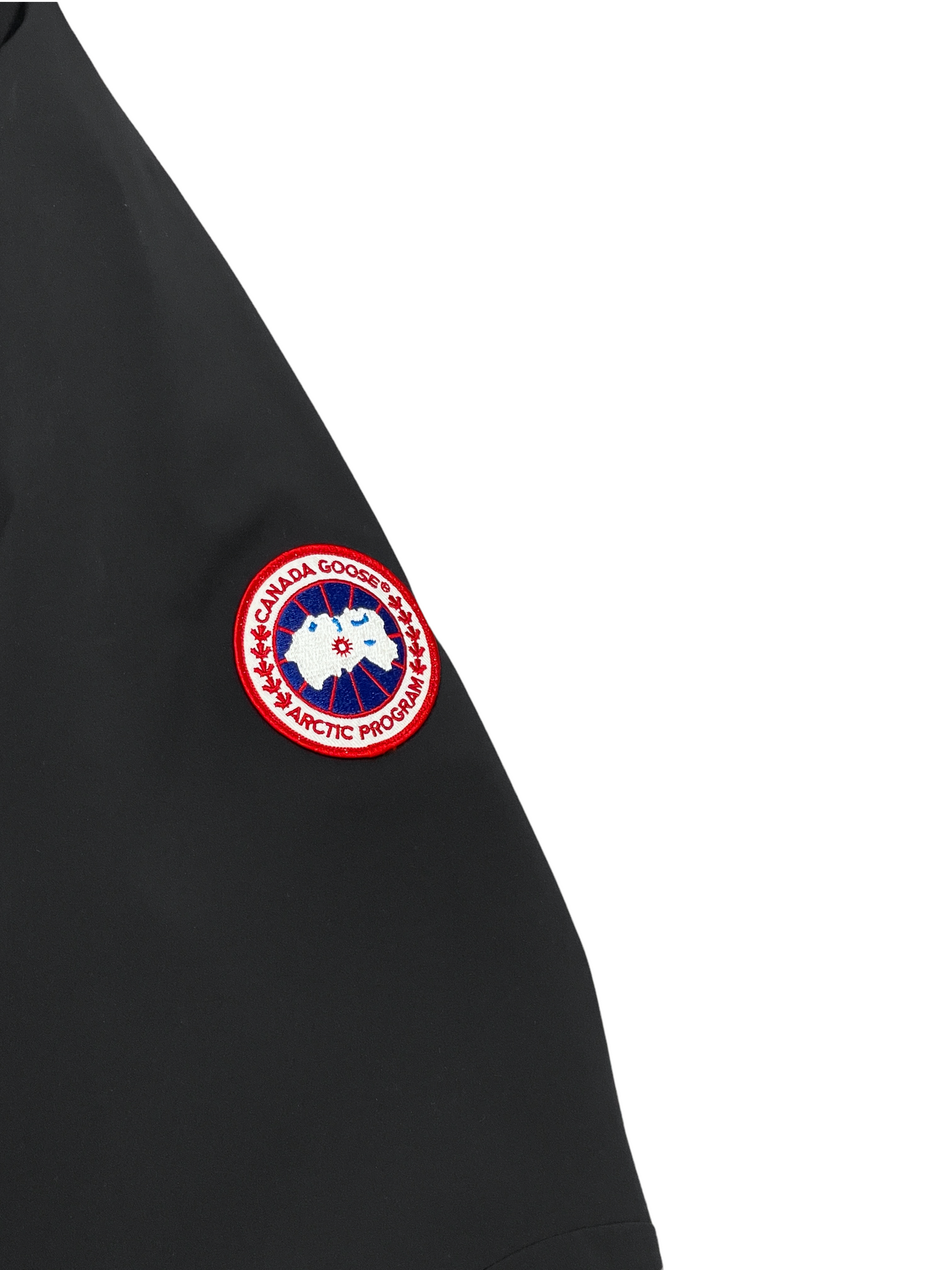 Canada Goose Black Waterproof Jacket Large - L—Genuine Design luxury consignment Calgary, Canada New & pre-owned clothing, shoes, accessories.
