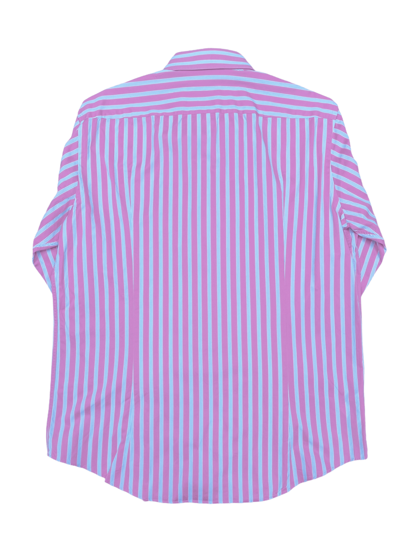Hugo Boss Stripe Dress Shirt. Pink, White, Blue, XL — Genuine Design luxury consignment 