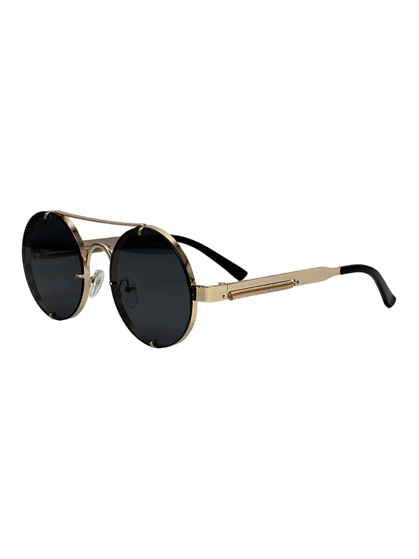 Circle Metal Frame Aviator Style Sunglasses - Genuine Design Luxury Consignment for Men. New & Pre-Owned Clothing, Shoes, & Accessories. Calgary, Canada