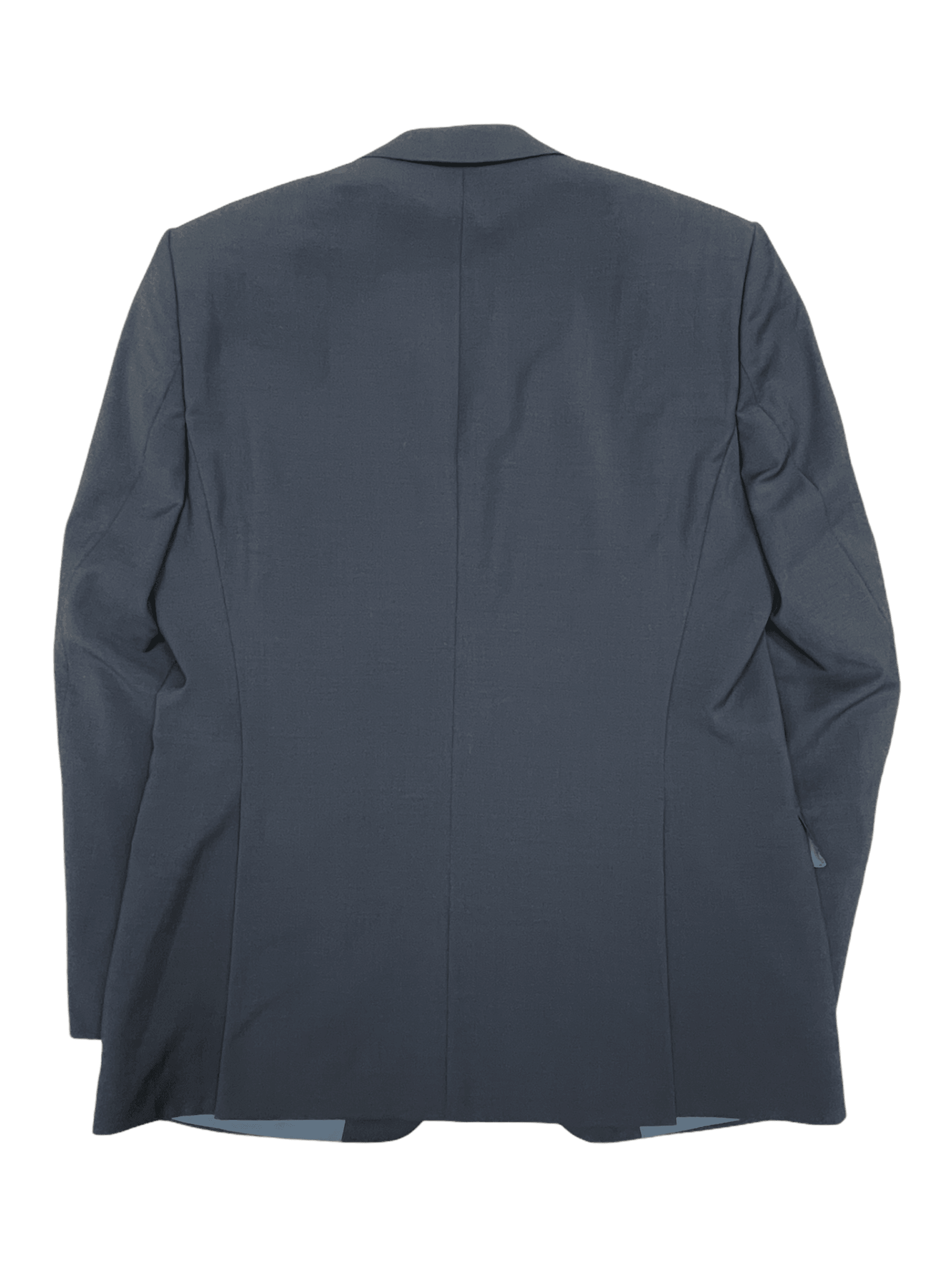 Hugo Boss Navy Blue Wool 42R Super 100 s Sport Coat Large L