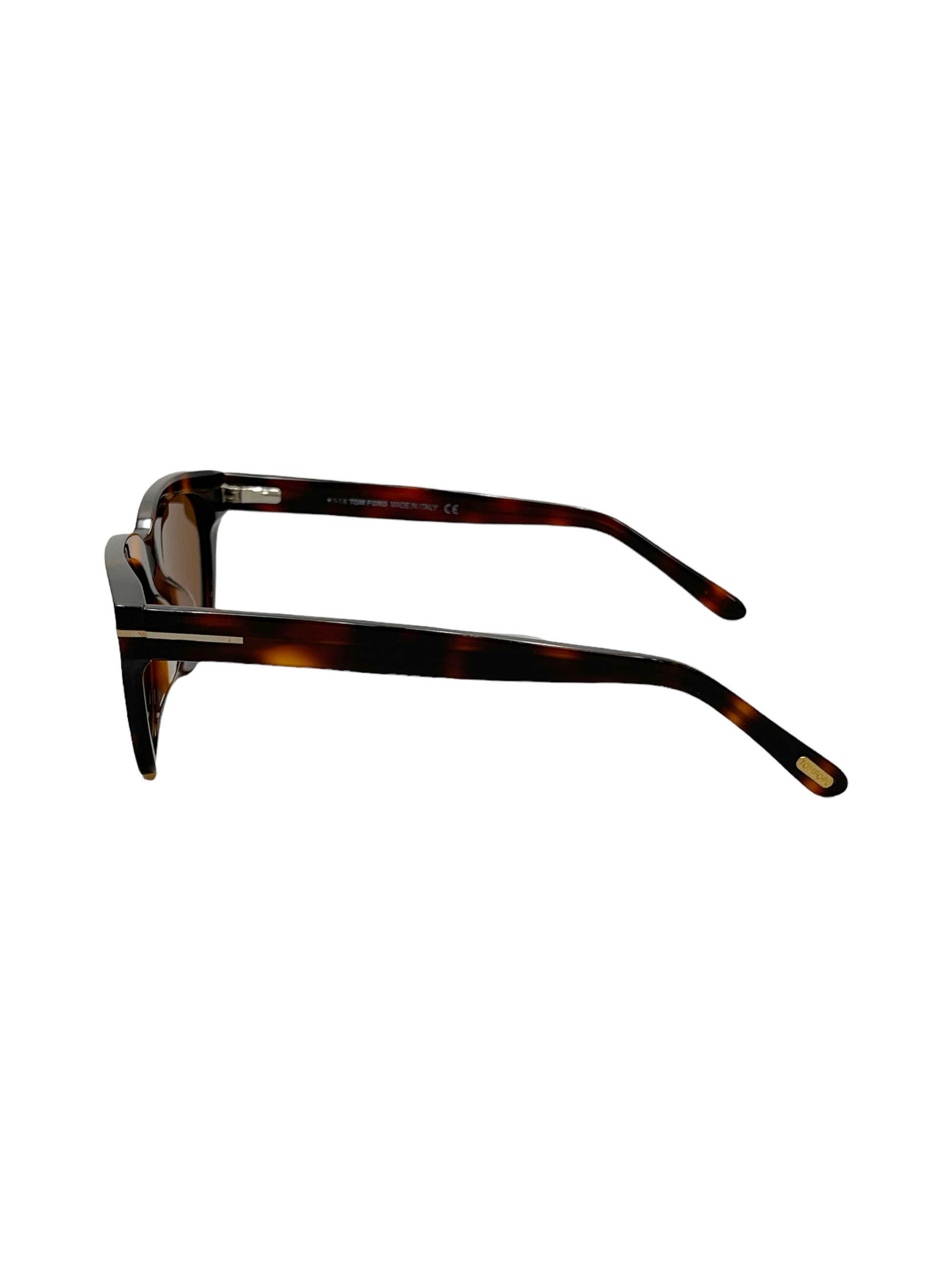 TOM FORD Brown Tortoise Shell Snowdon Sunglasses 52 - Genuine Design Luxury Consignment for Men. New & Pre-Owned Clothing, Shoes, & Accessories. Calgary, Canada