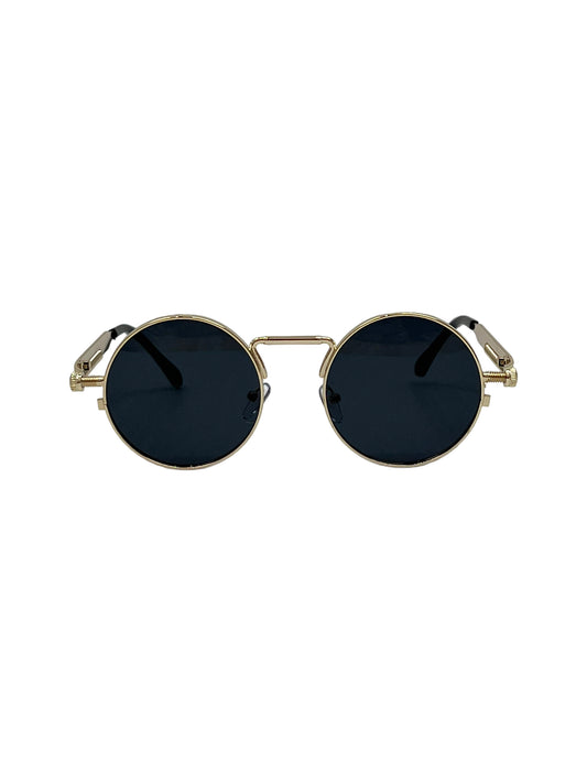 Large Circle Frame Metal Sunglasses - Genuine Design Luxury Consignment for Men. New & Pre-Owned Clothing, Shoes, & Accessories. Calgary, Canada