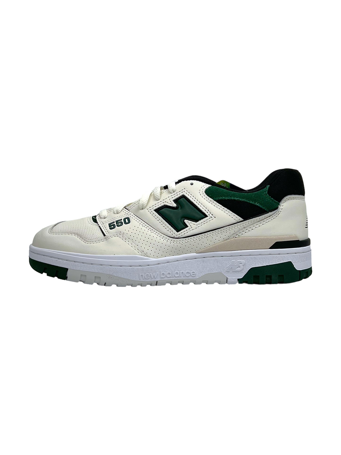 New Balance 550 Sea Salt Pine Green Sneakers - Genuine Design Luxury Consignment for Men. New & Pre-Owned Clothing, Shoes, & Accessories. Calgary, Canada
