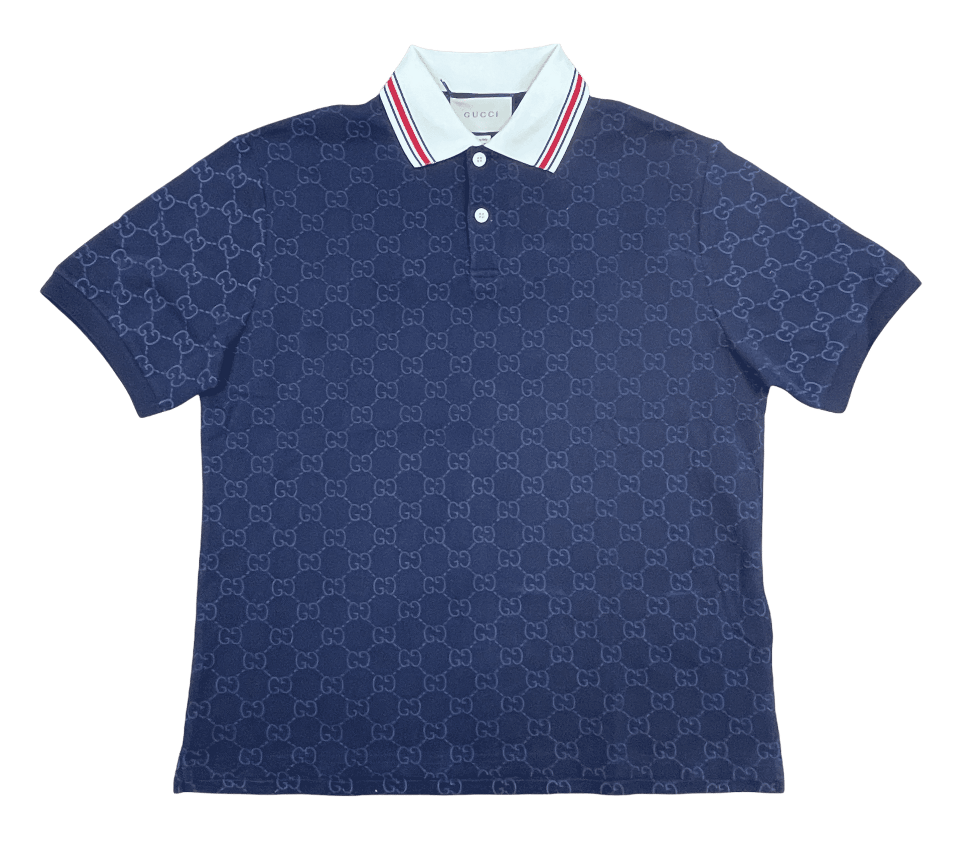 Navy clearance gucci polo